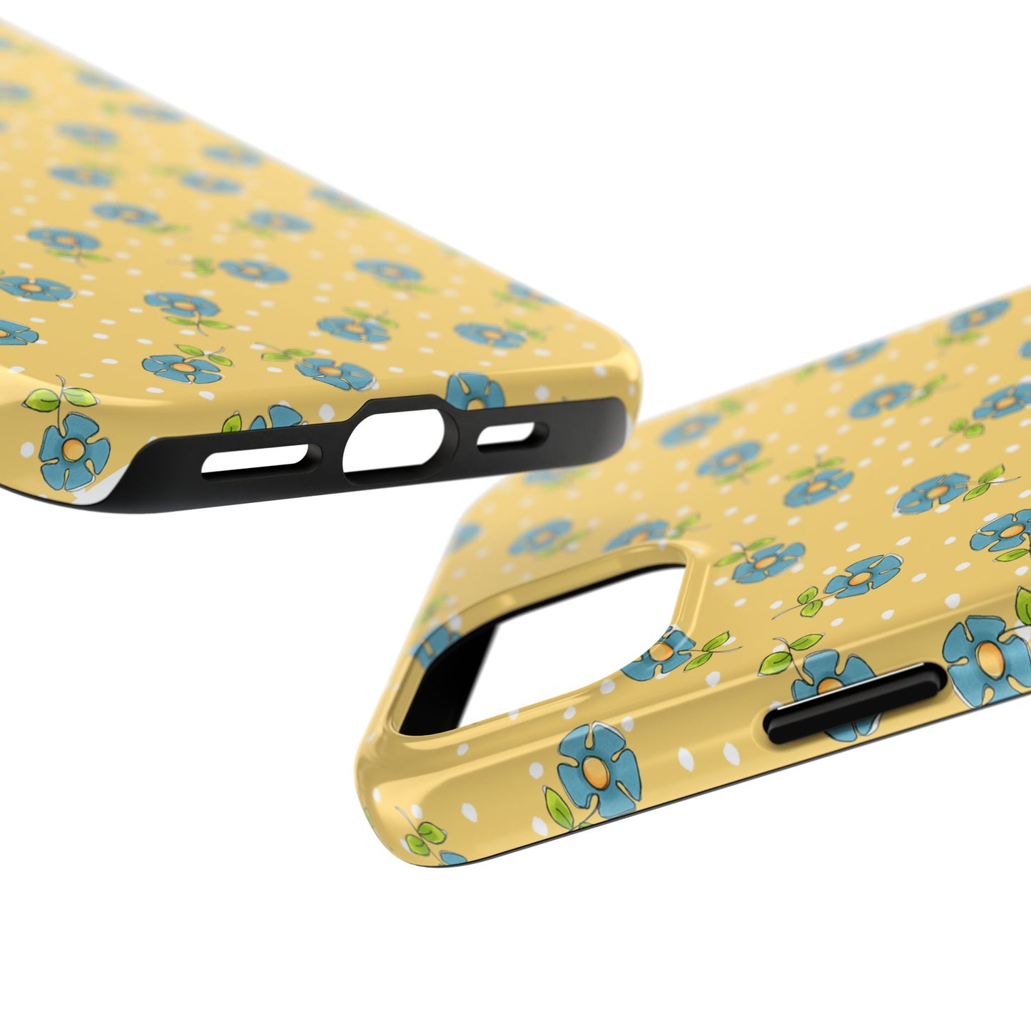 Daisy Dots Yellow Phone Case