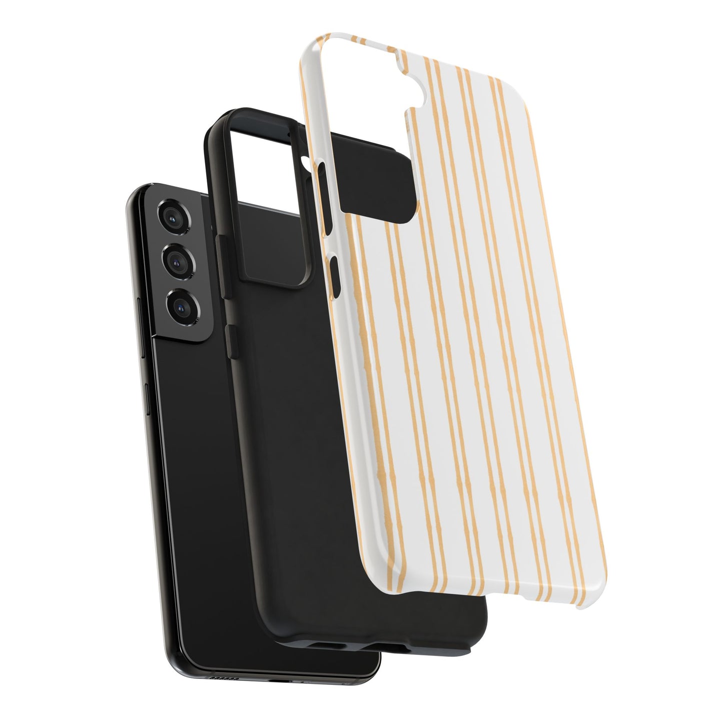 Double Stripe Yellow Phone Case