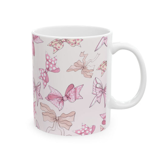 Bows Pink Cup