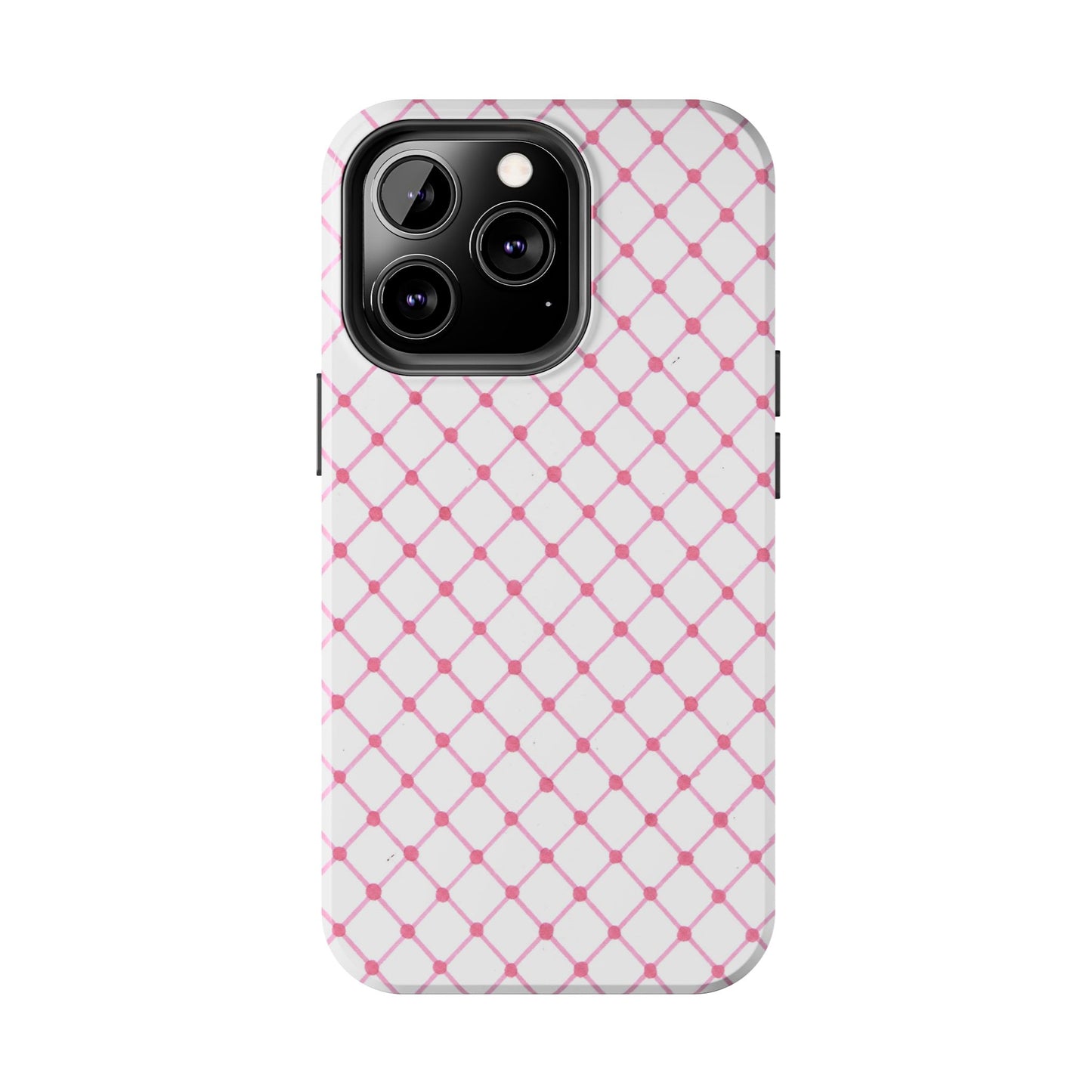 Cyclone Fence White / Pink Phone Case