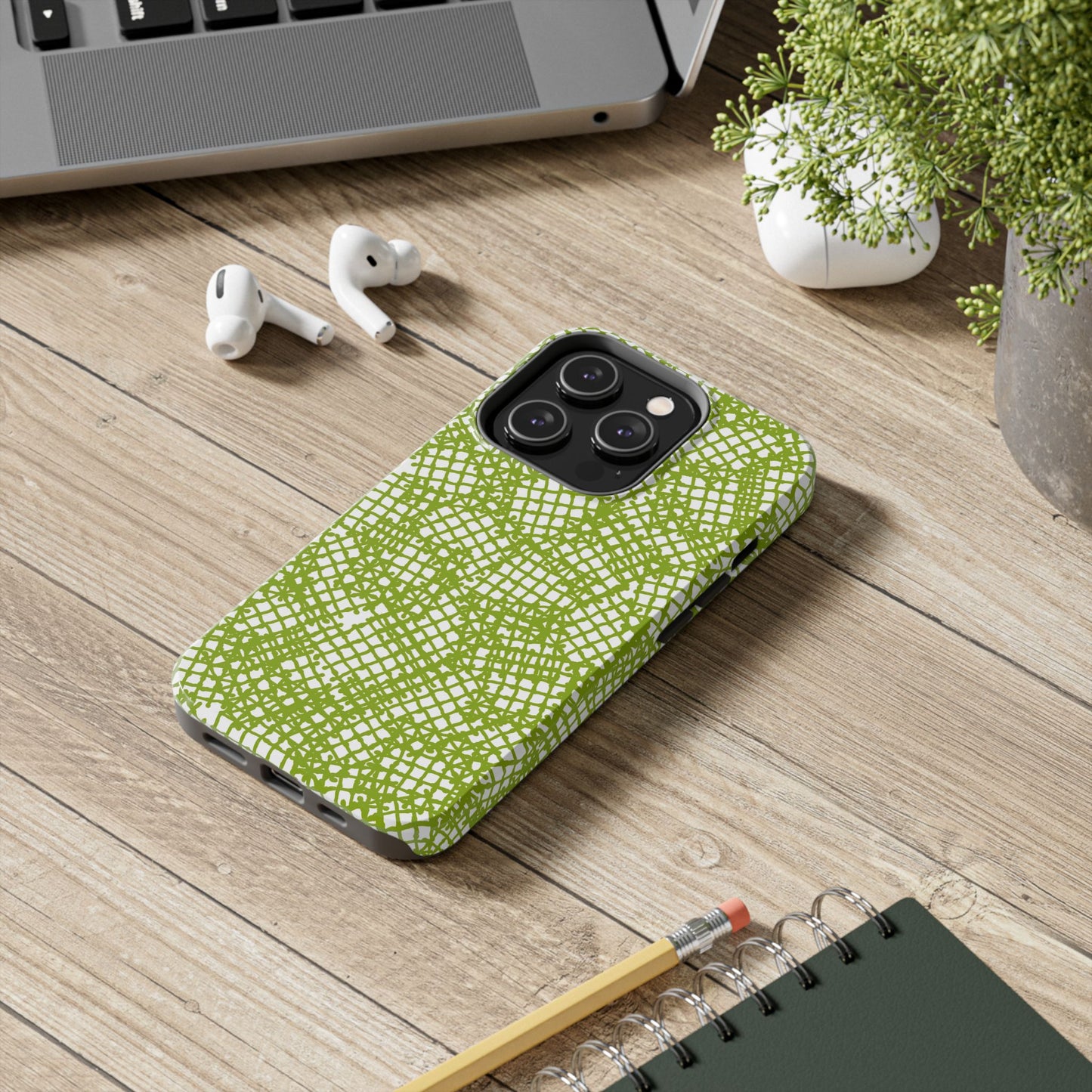 Random Waffle Green Phone Case