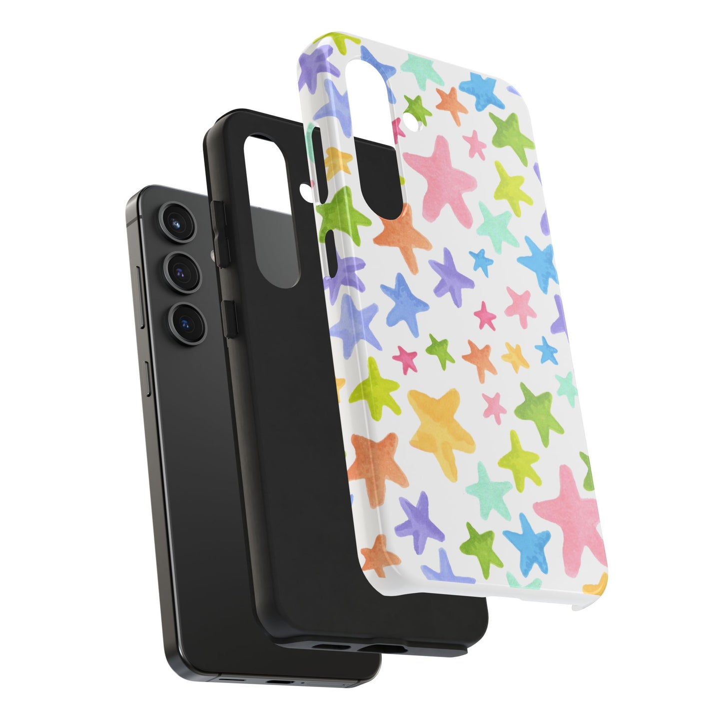 Happy Stars White Phone Case