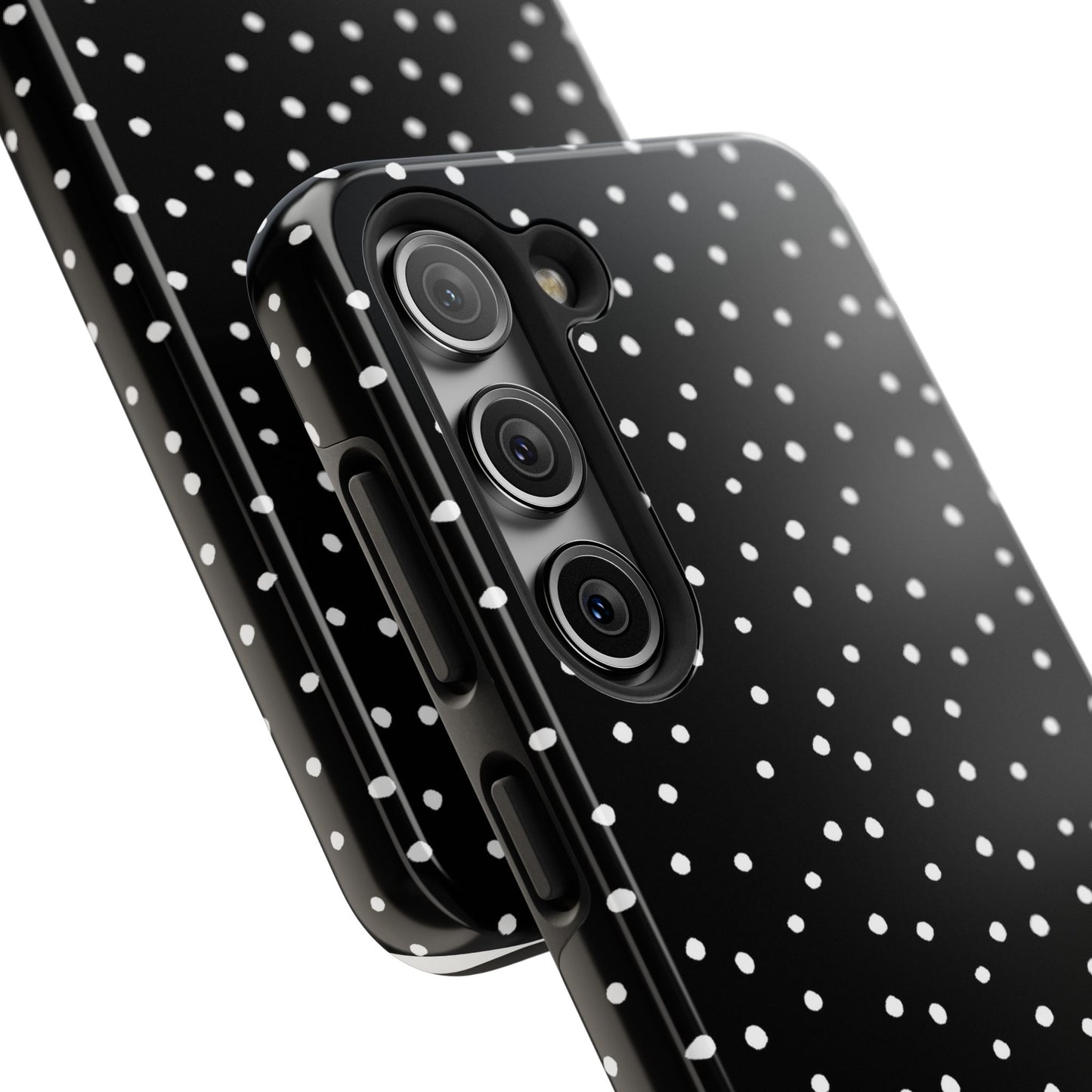 Dinky Dots Black / White Phone Case