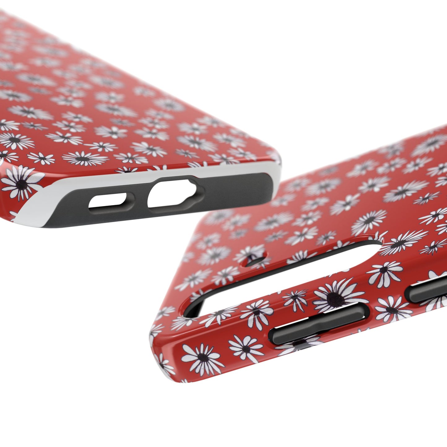 Random Daisy Red / White Phone Case