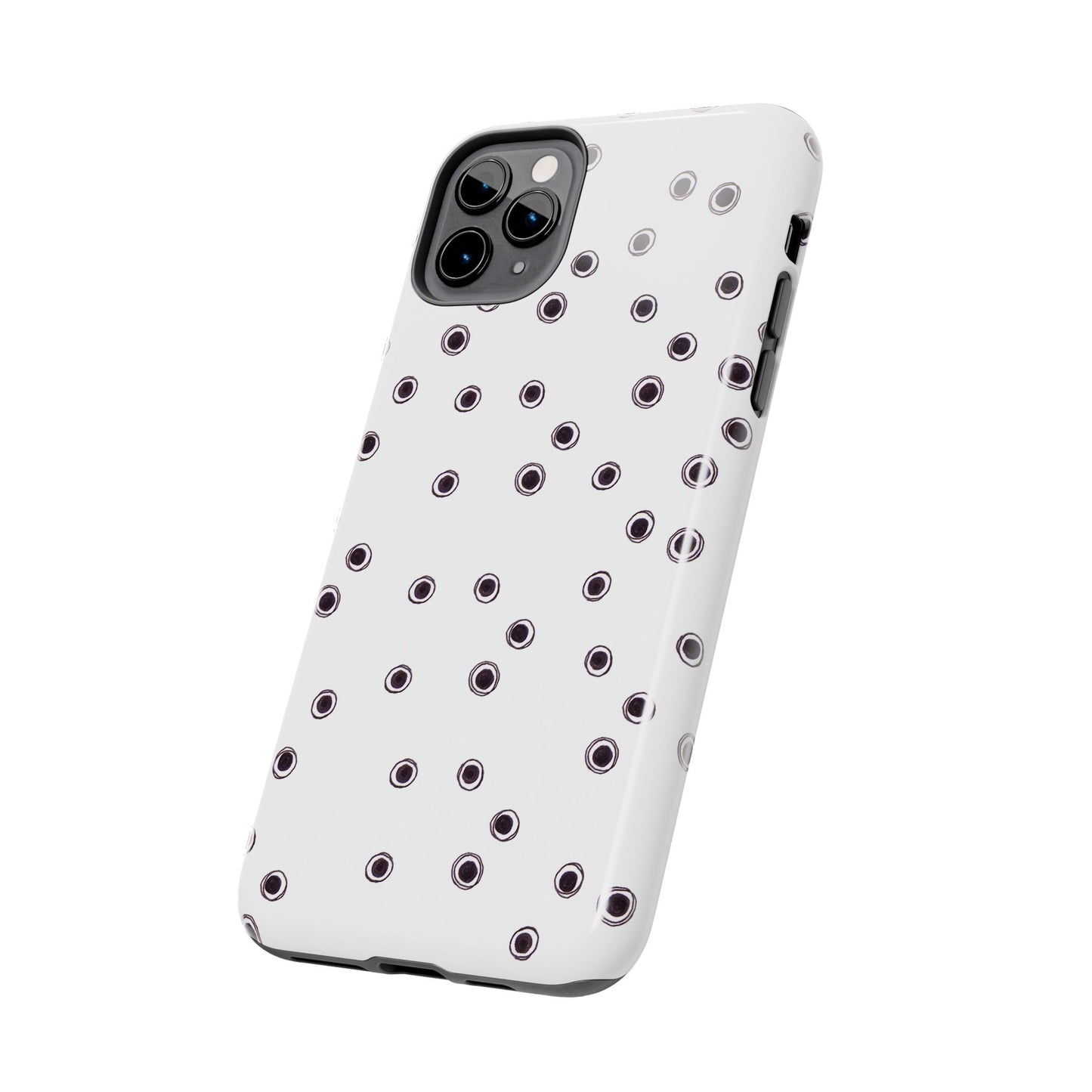 Halo Dots White Phone Case