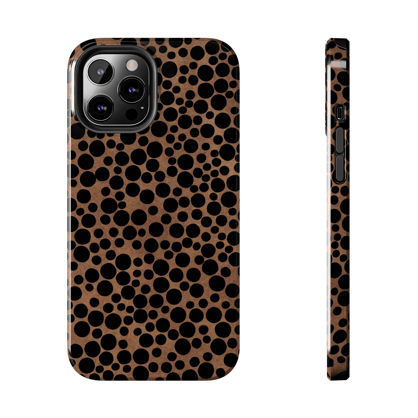 Felt Dots Caramel Phone Case