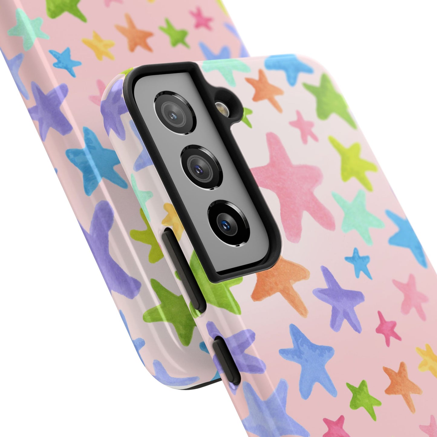 Happy Stars Pink Phone Case