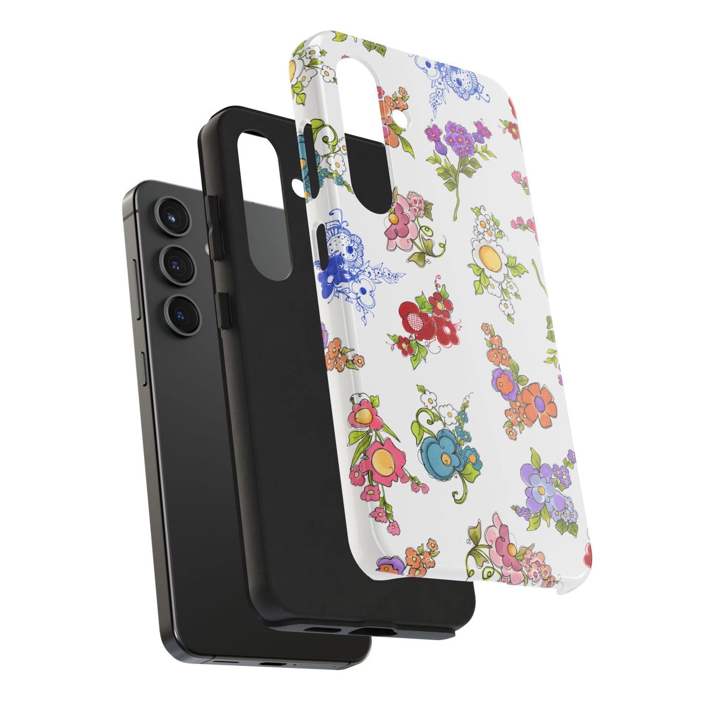 Mixed Bouquets White Phone Case