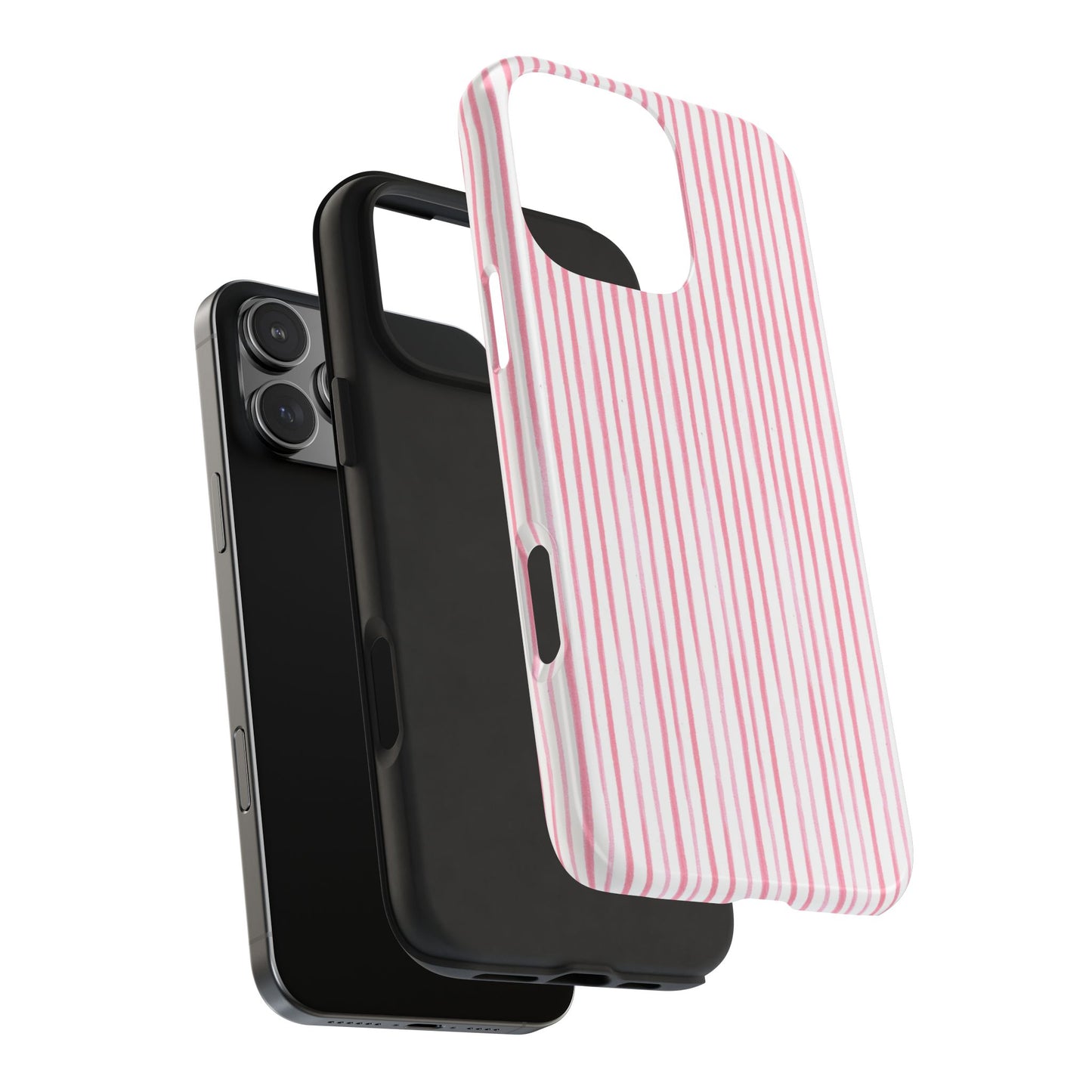 Candy Stripe White / Pink Phone Case