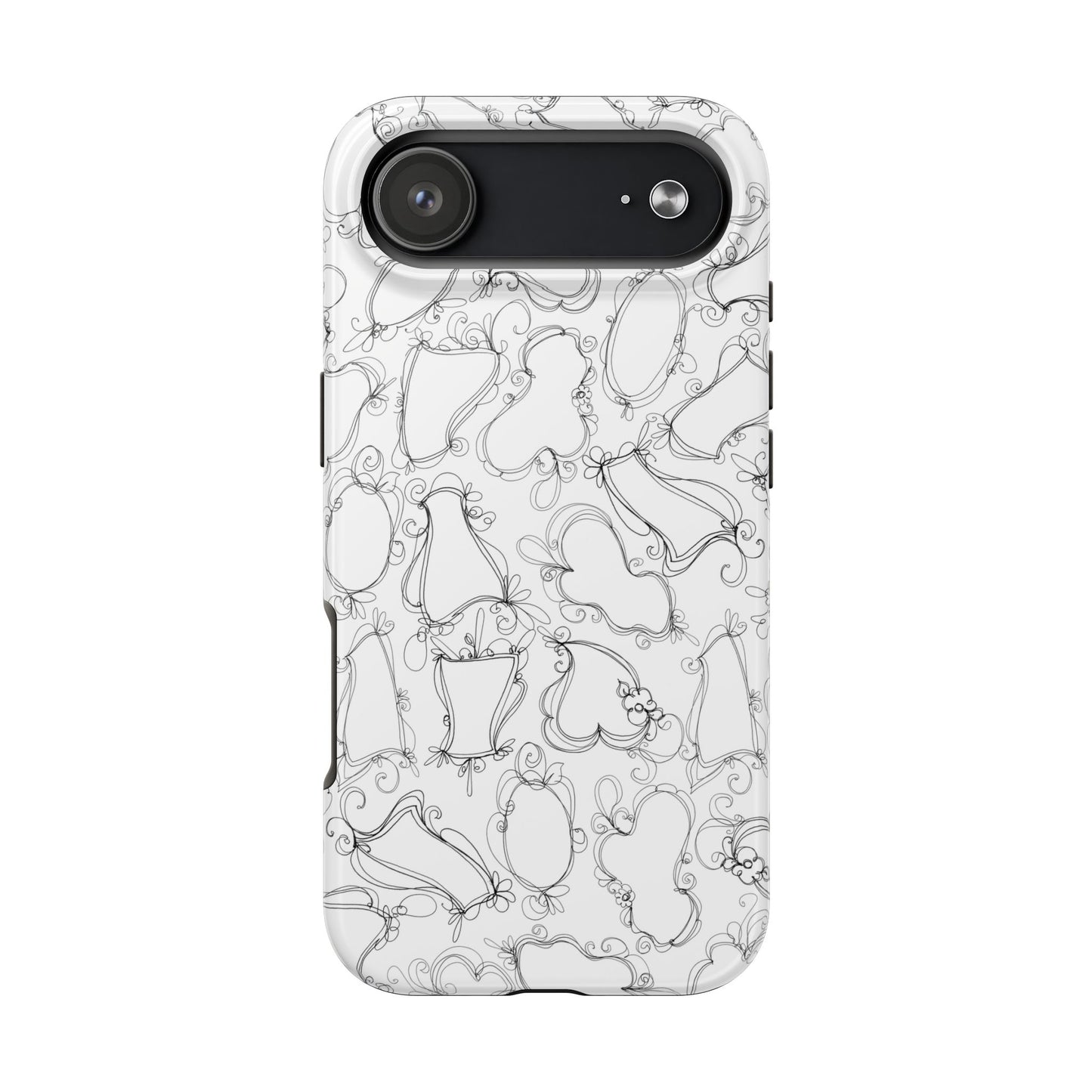 Frames White / Black Phone Case