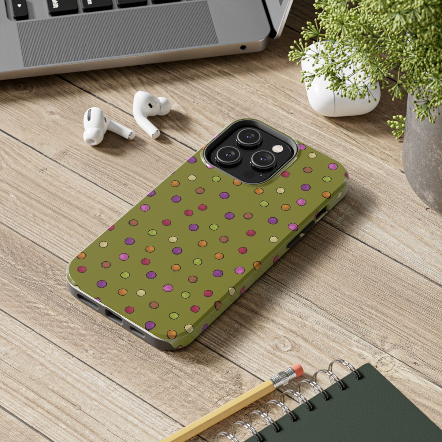 Tea Dot Green Phone Case
