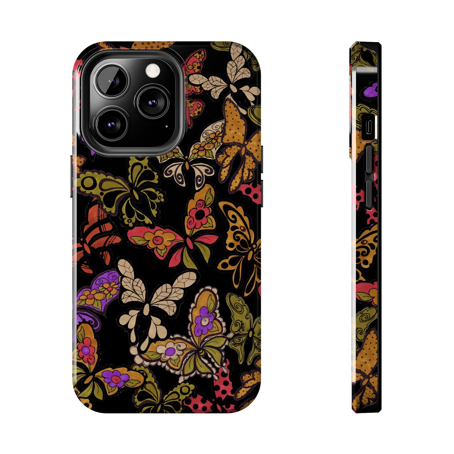 Flighty Black Phone Case