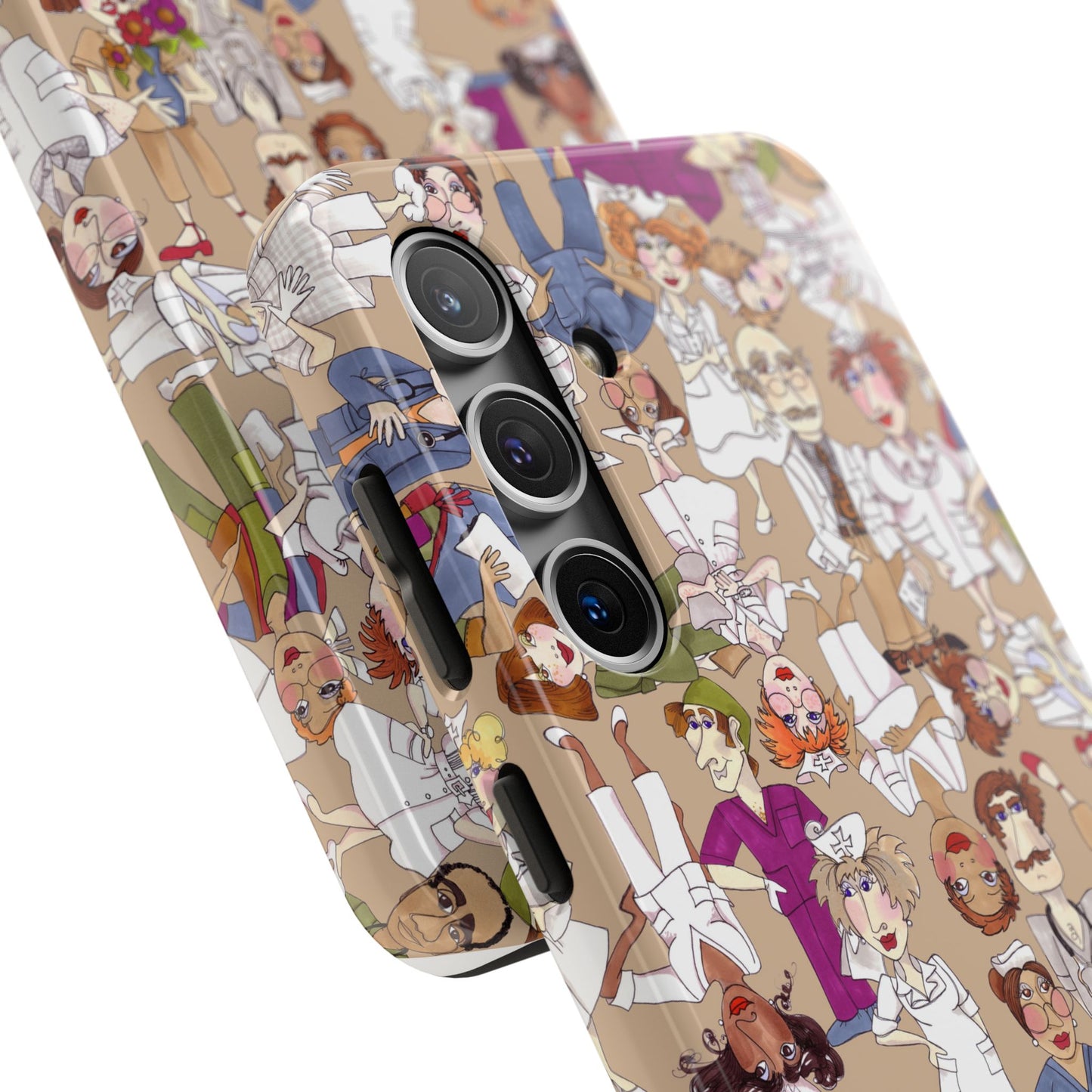 Diverse Nurse Khaki Phone Case