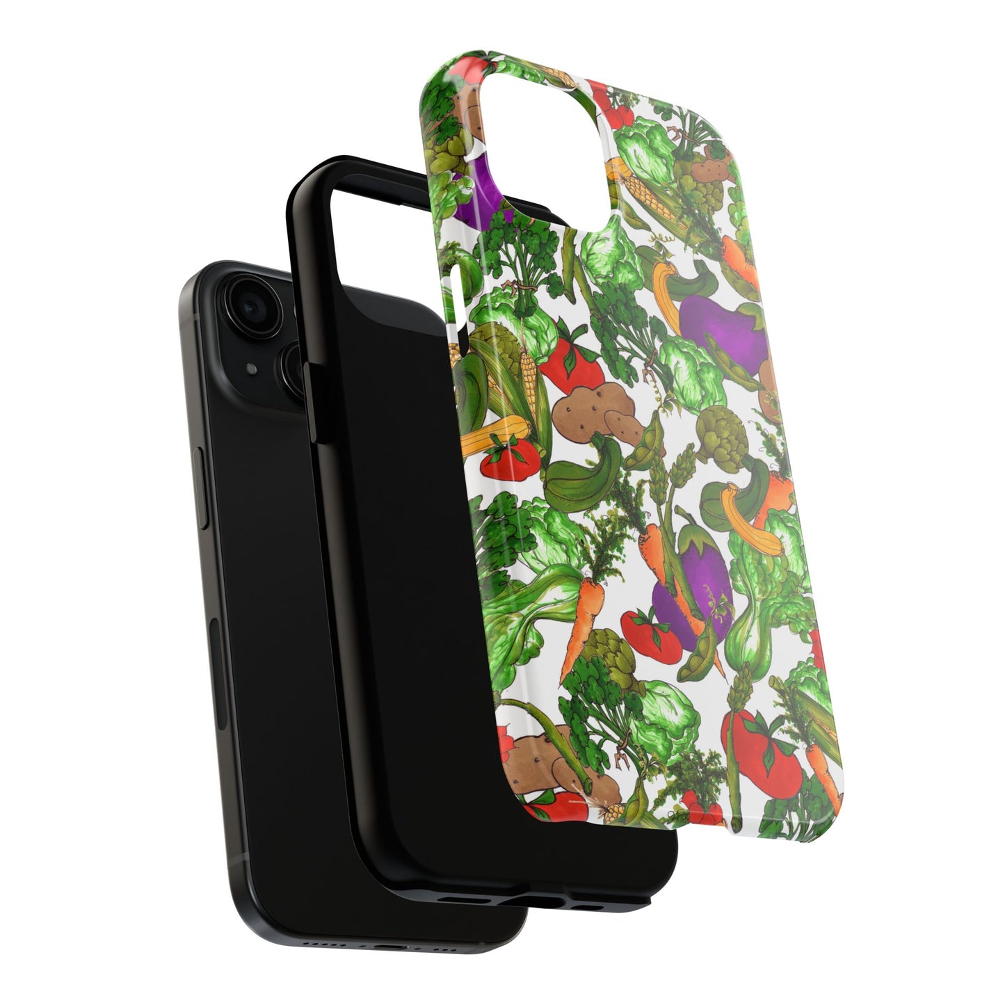 Veggie Jungle White Phone Case