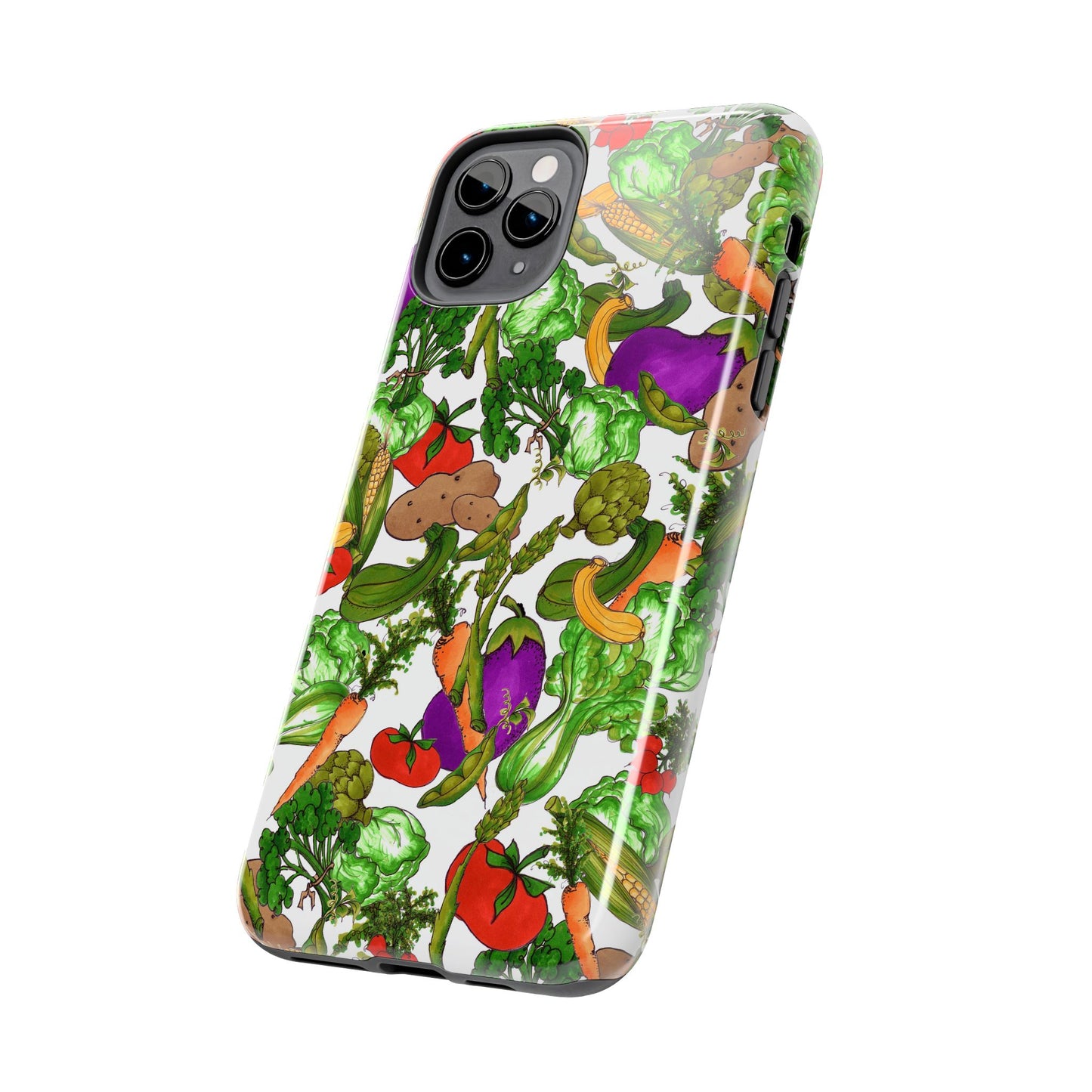 Veggie Jungle White Phone Case