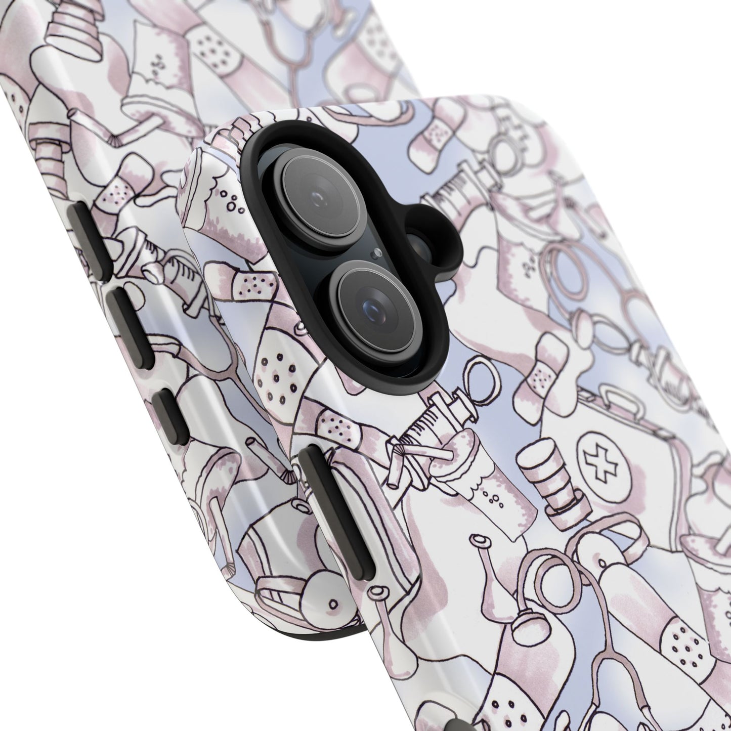 Med Stuff Blue Phone Case