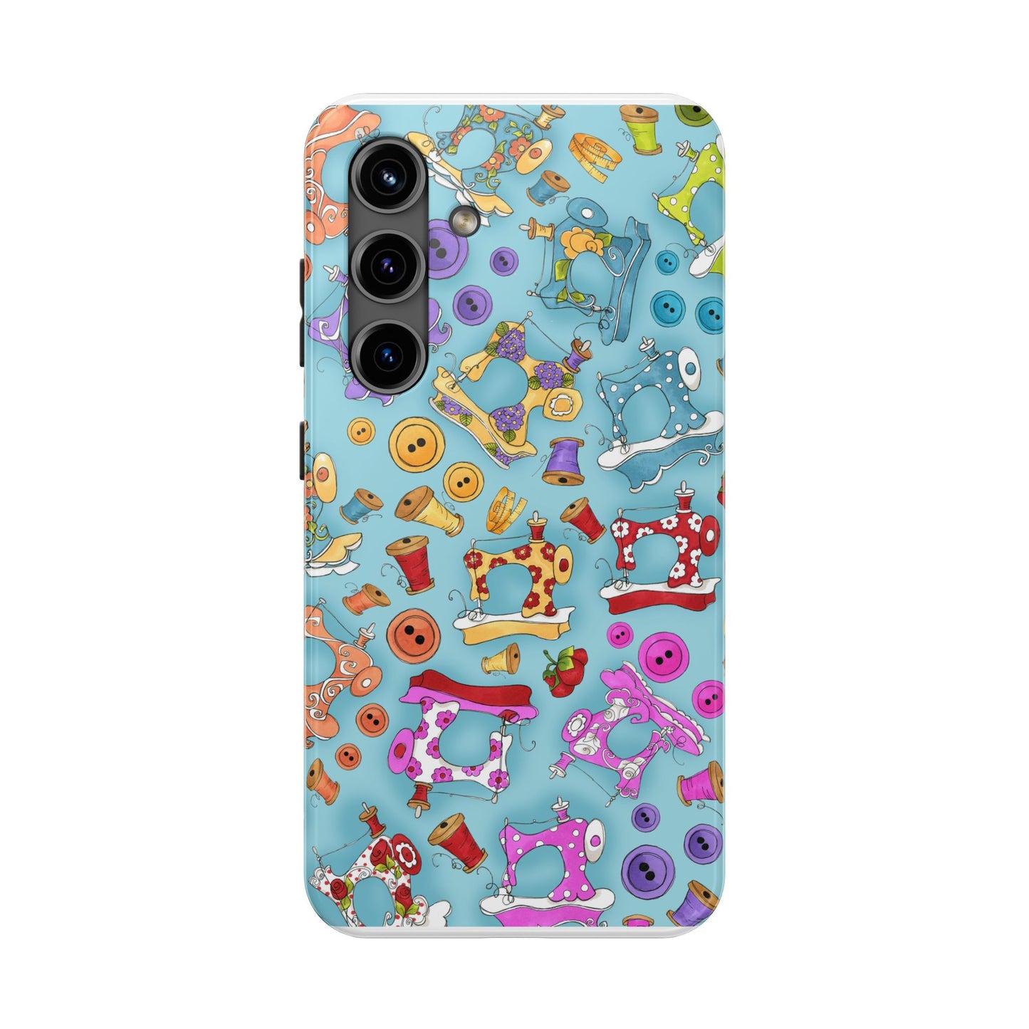 Sew Assorted Turquoise Phone Case