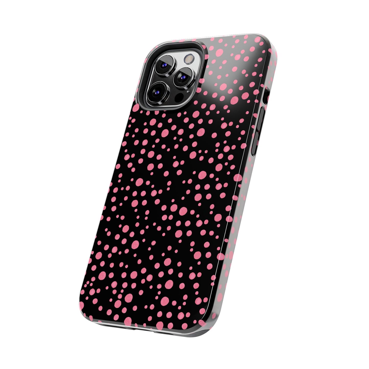 Balloon Dots Black / Pink Phone Case