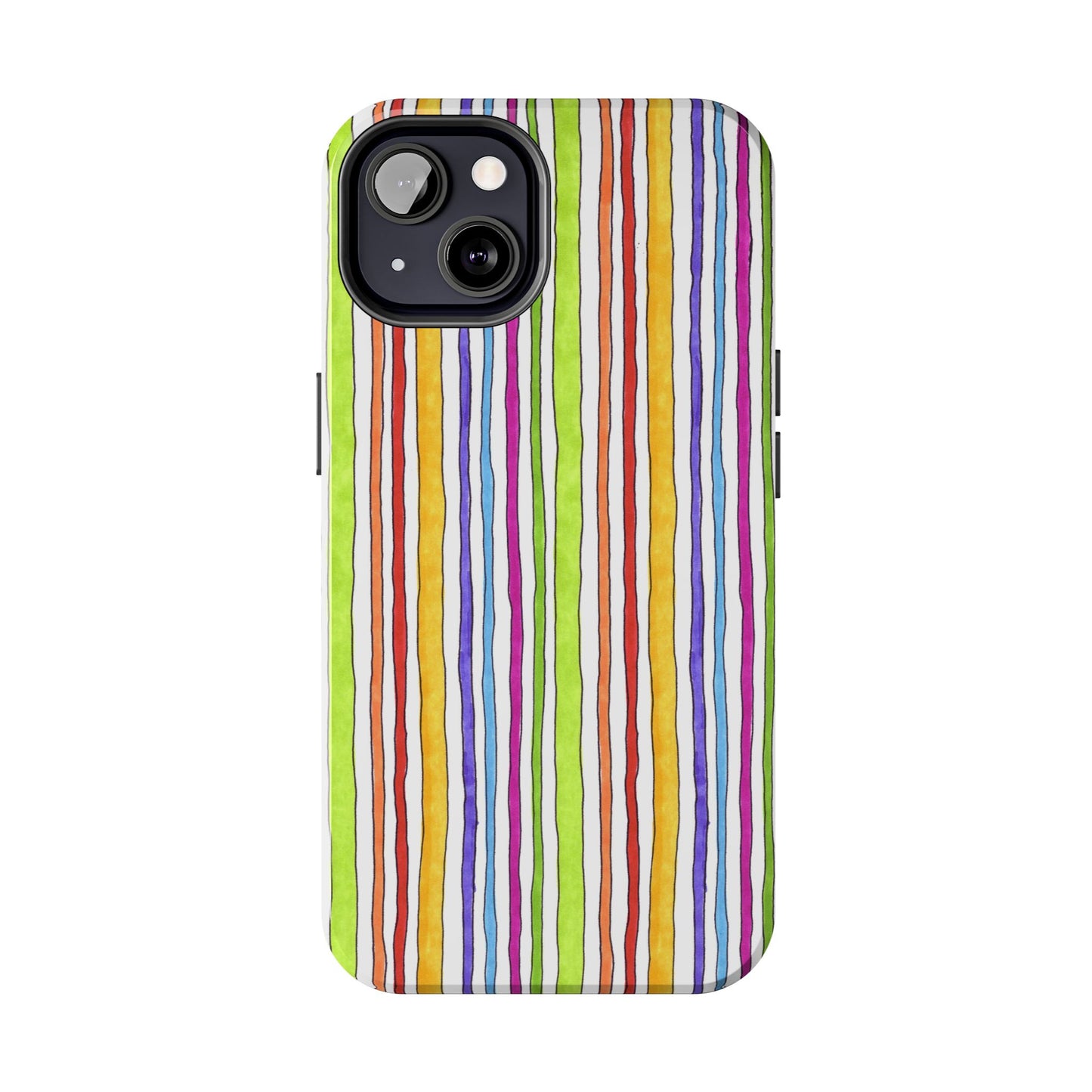 Stripe Fancy White Phone Case