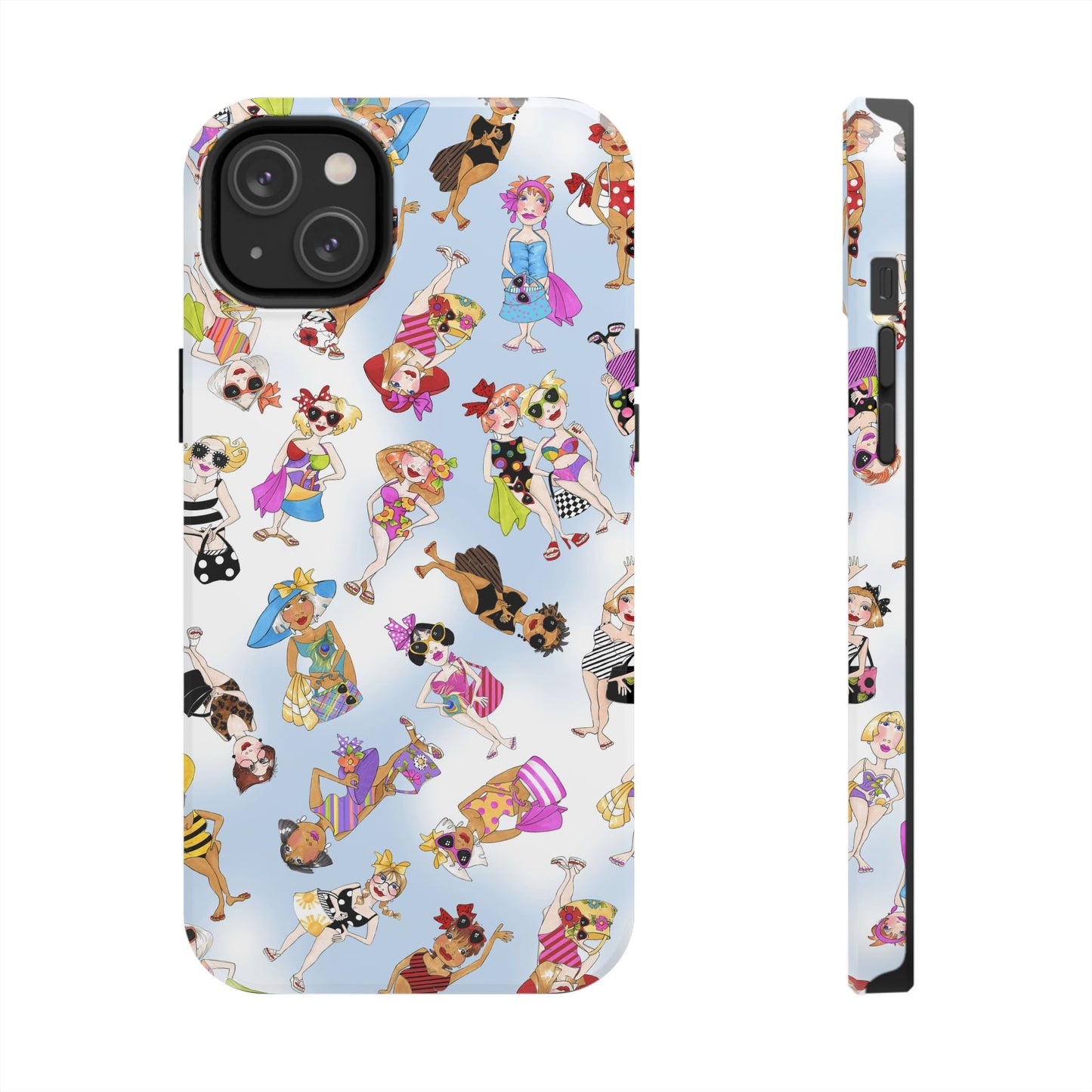 Tossed Beauties Blue Sky Phone Case