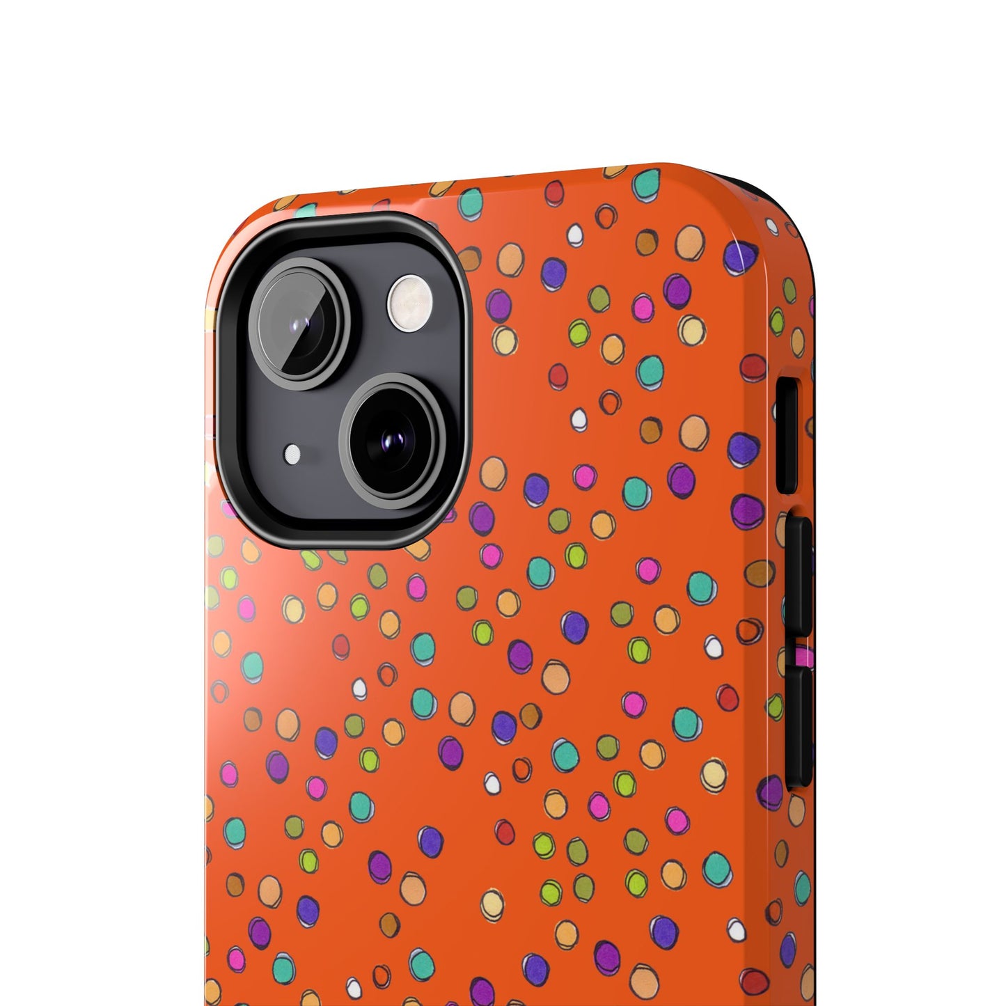 Dog Dots Orange Phone Case