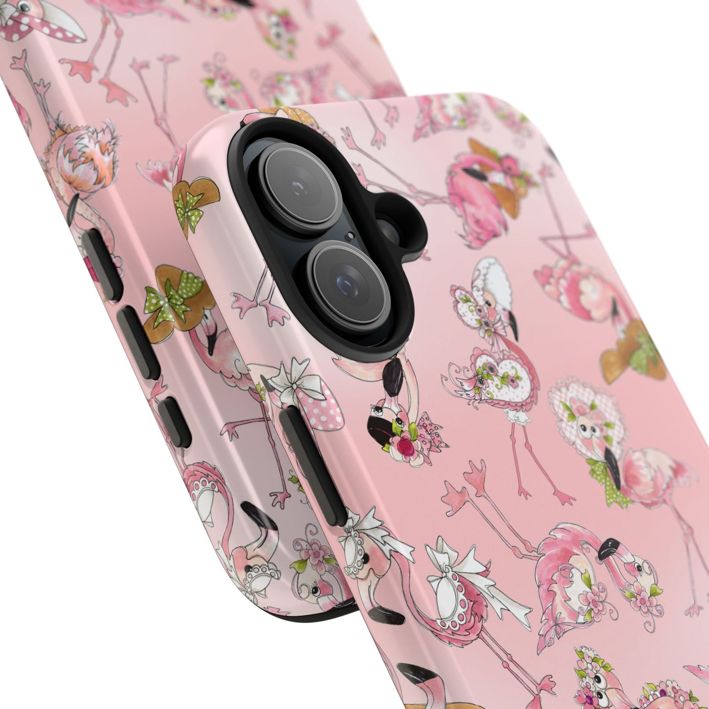 Tossed Flams Pink Phone Case