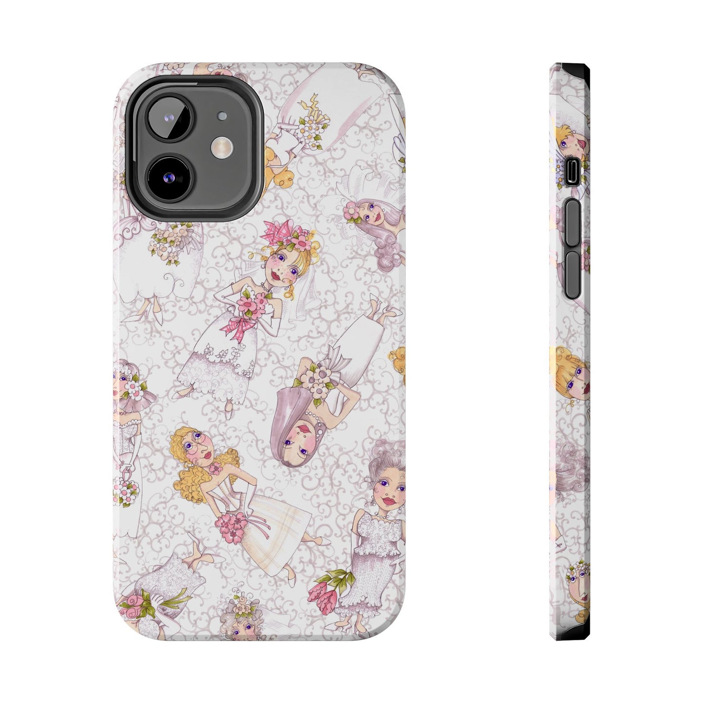 Bridal Scroll Phone Case
