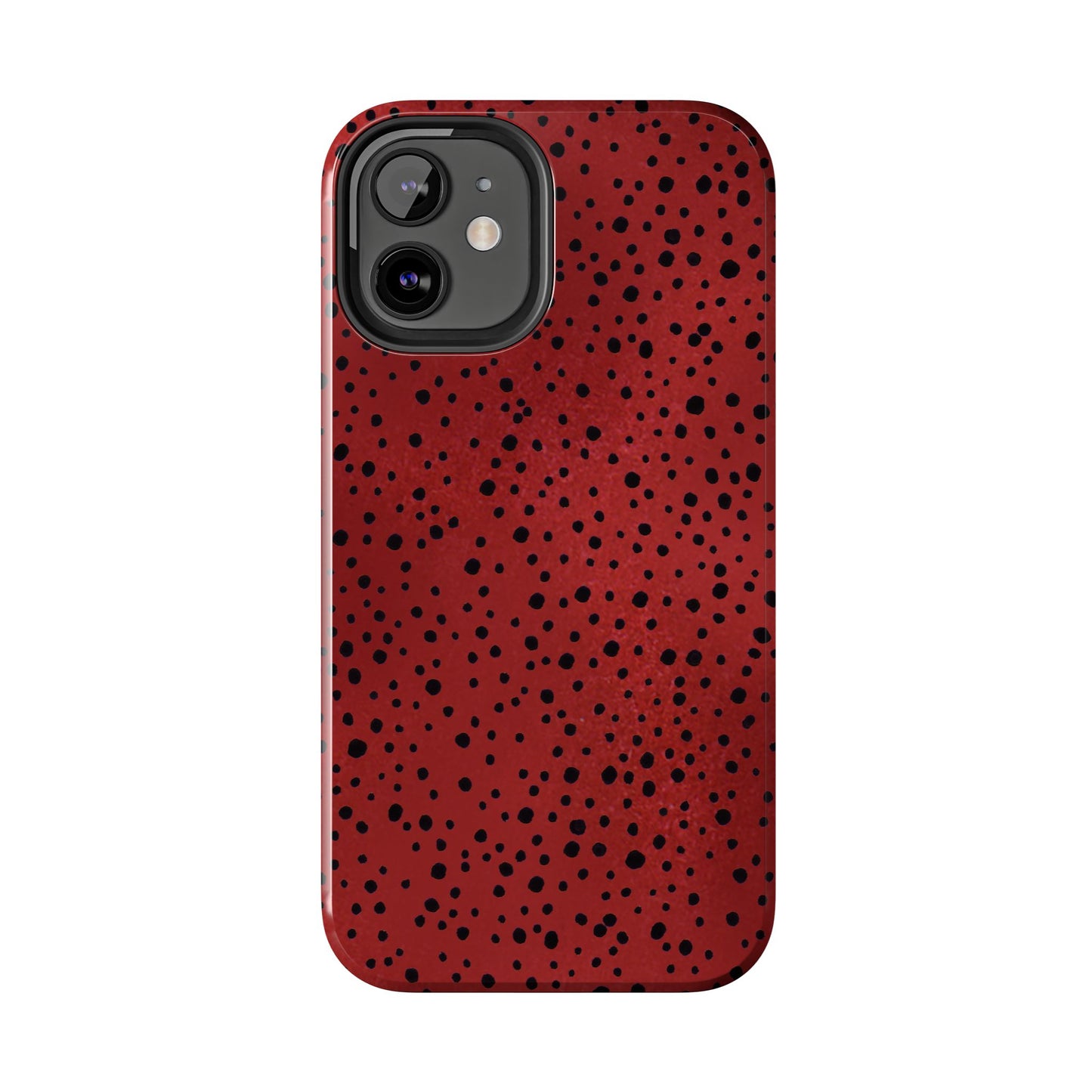 Pepper Dots Red / Black Phone Case