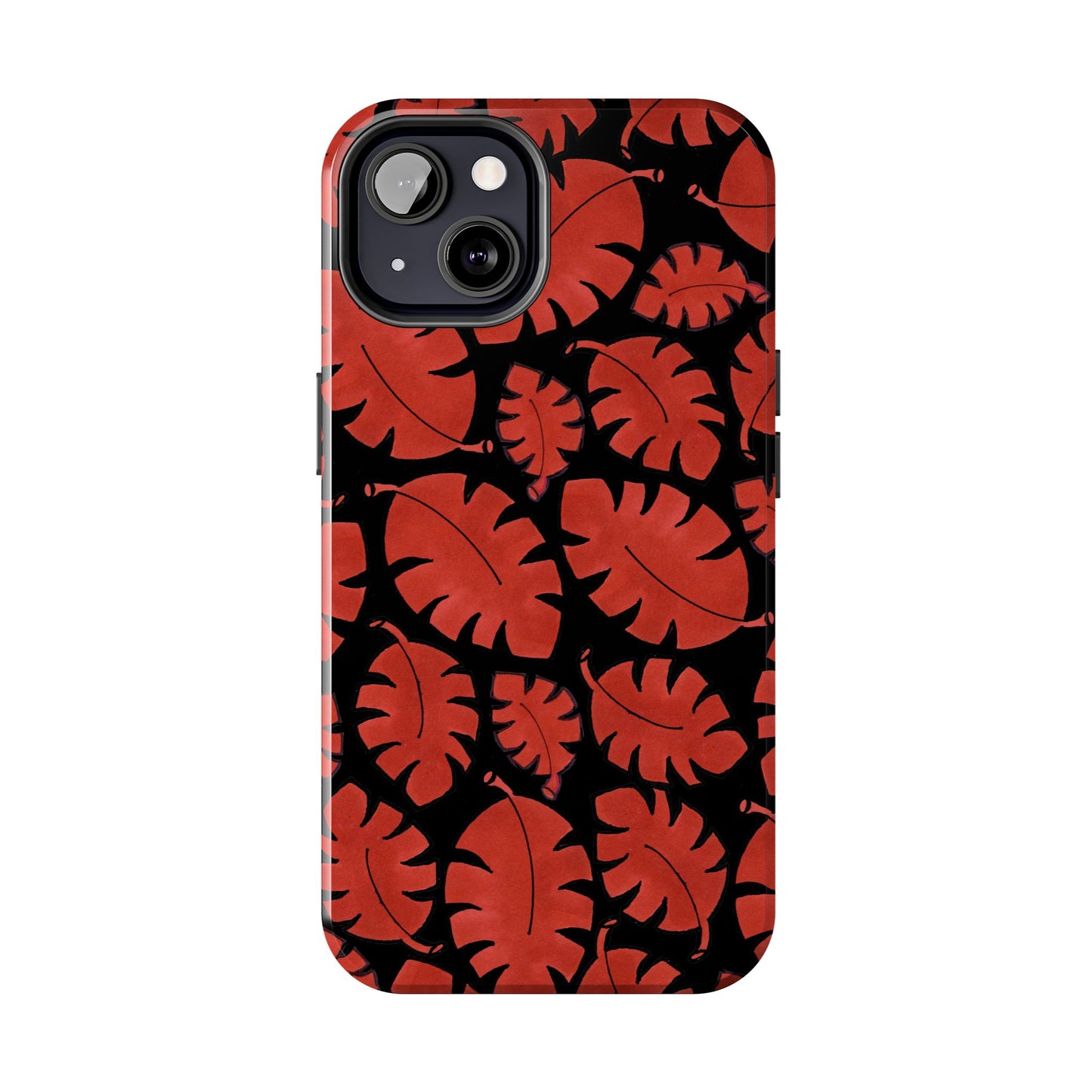 Red Bananas Black Phone Case