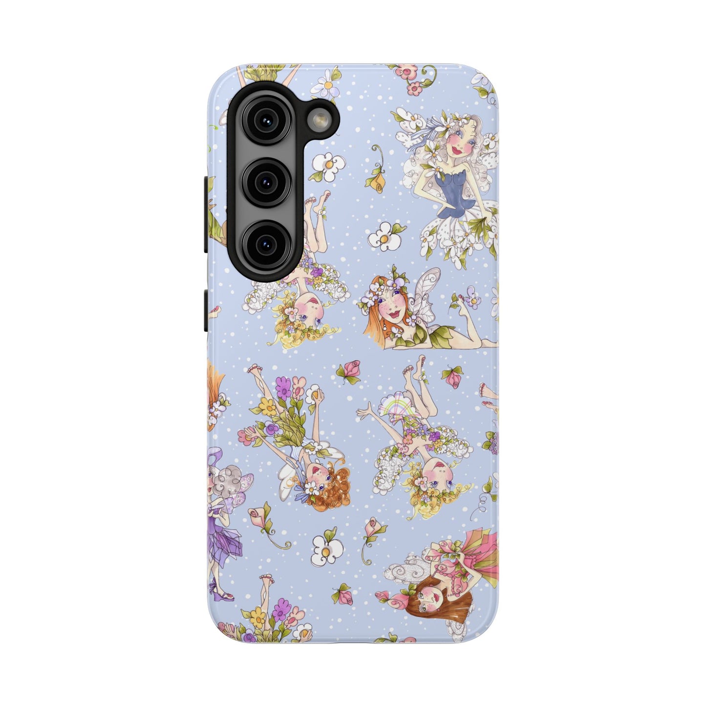Tossed Fairies Blue Phone Case
