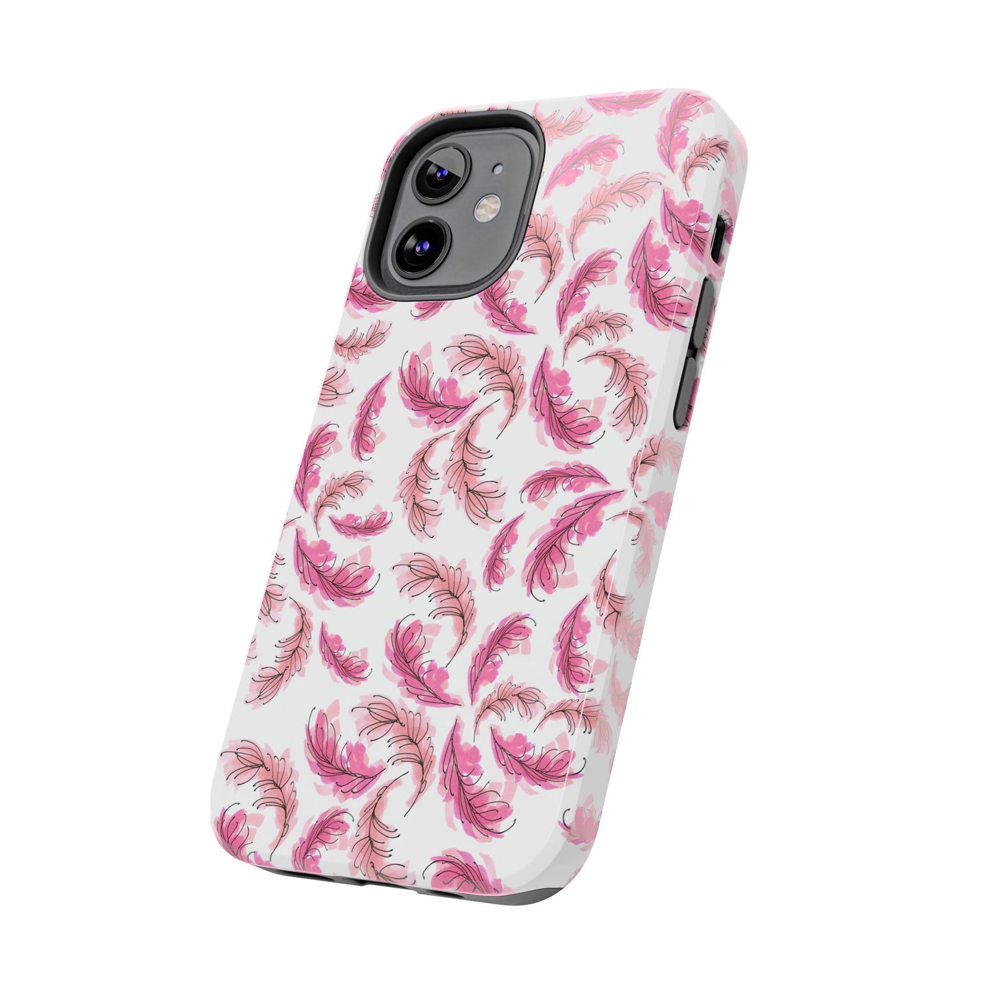 Flam Feathers White Phone Case