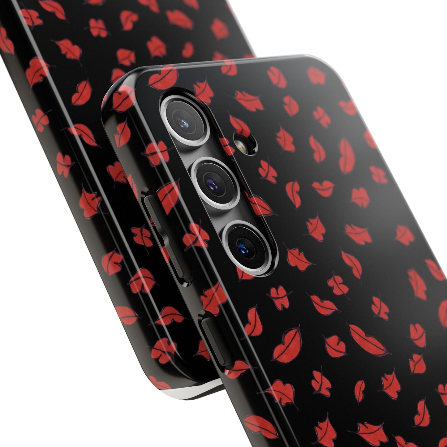 Autumn Lips Black Phone Case