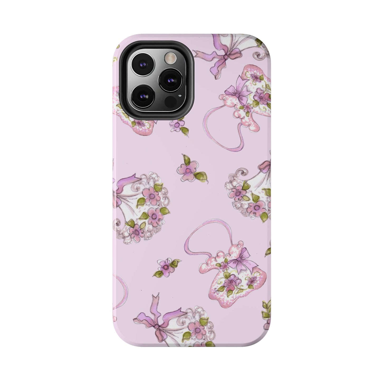 Flower Model Hand Bag Phone Case