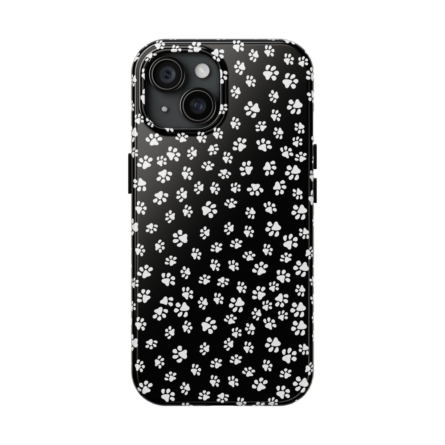 Little Paws Black / White Phone Case