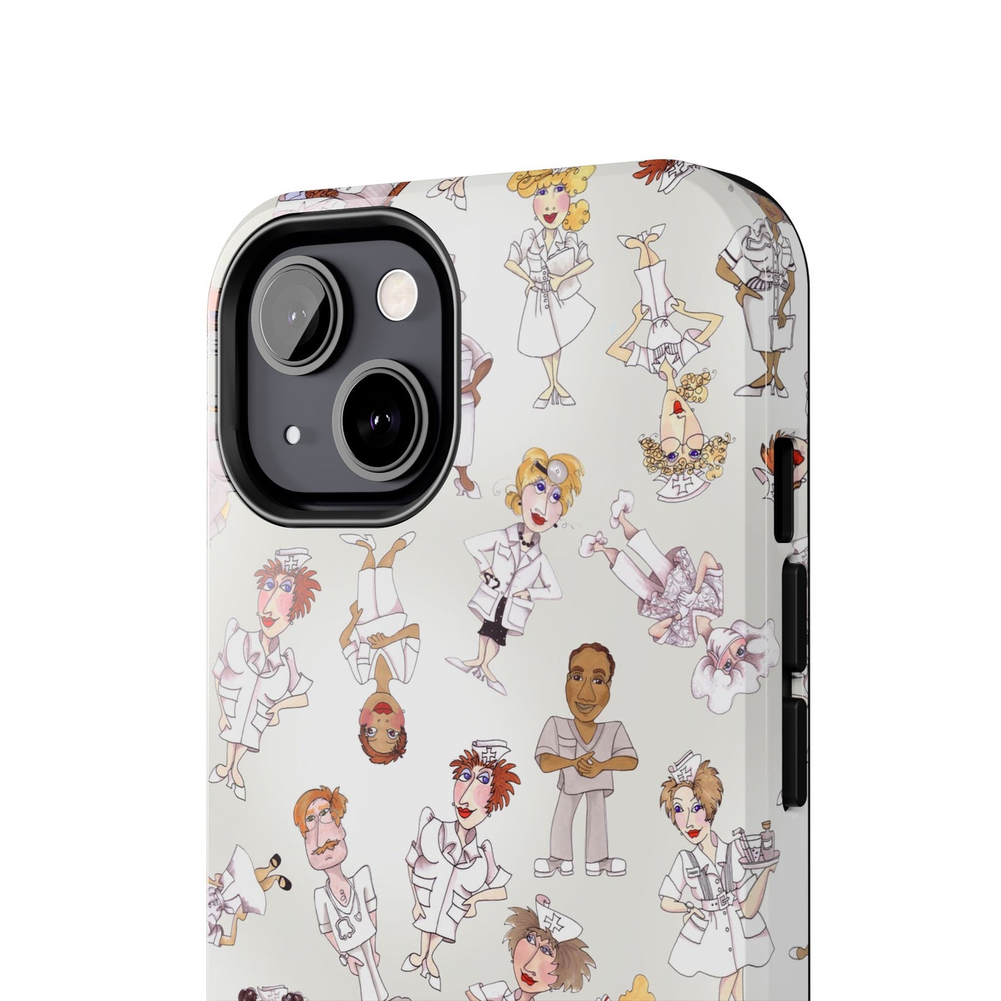 Tossed Nurses Gray Phone Case
