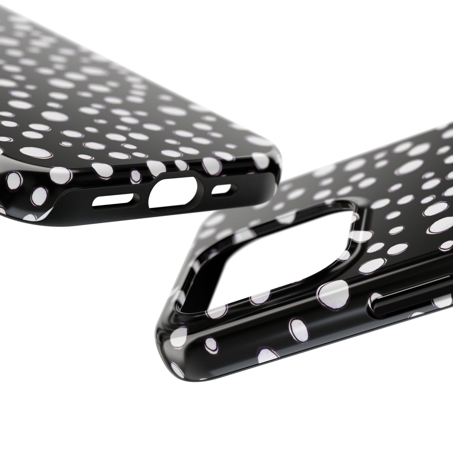 Pot Dots Black Phone Case