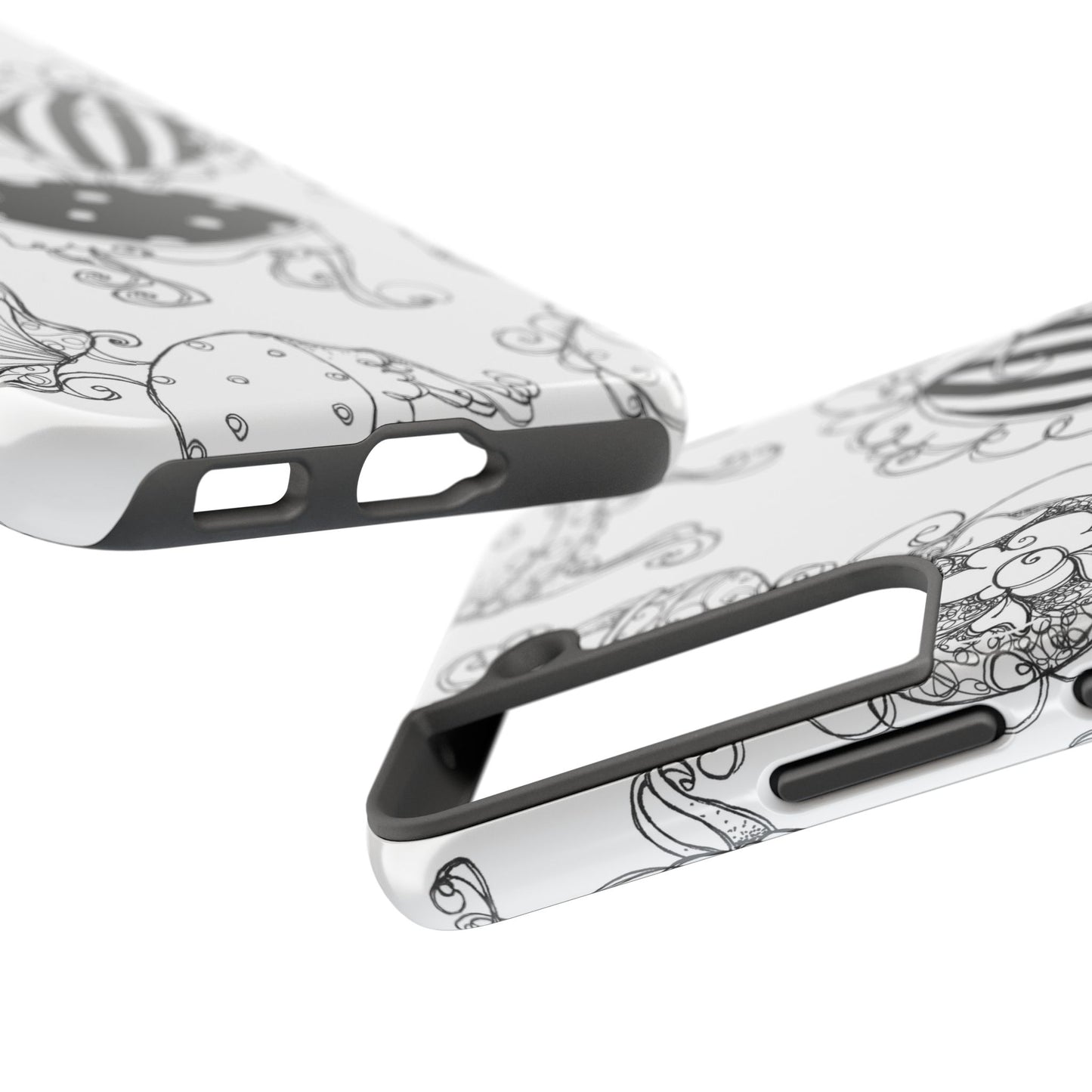 Bistro Chairs White Phone Case