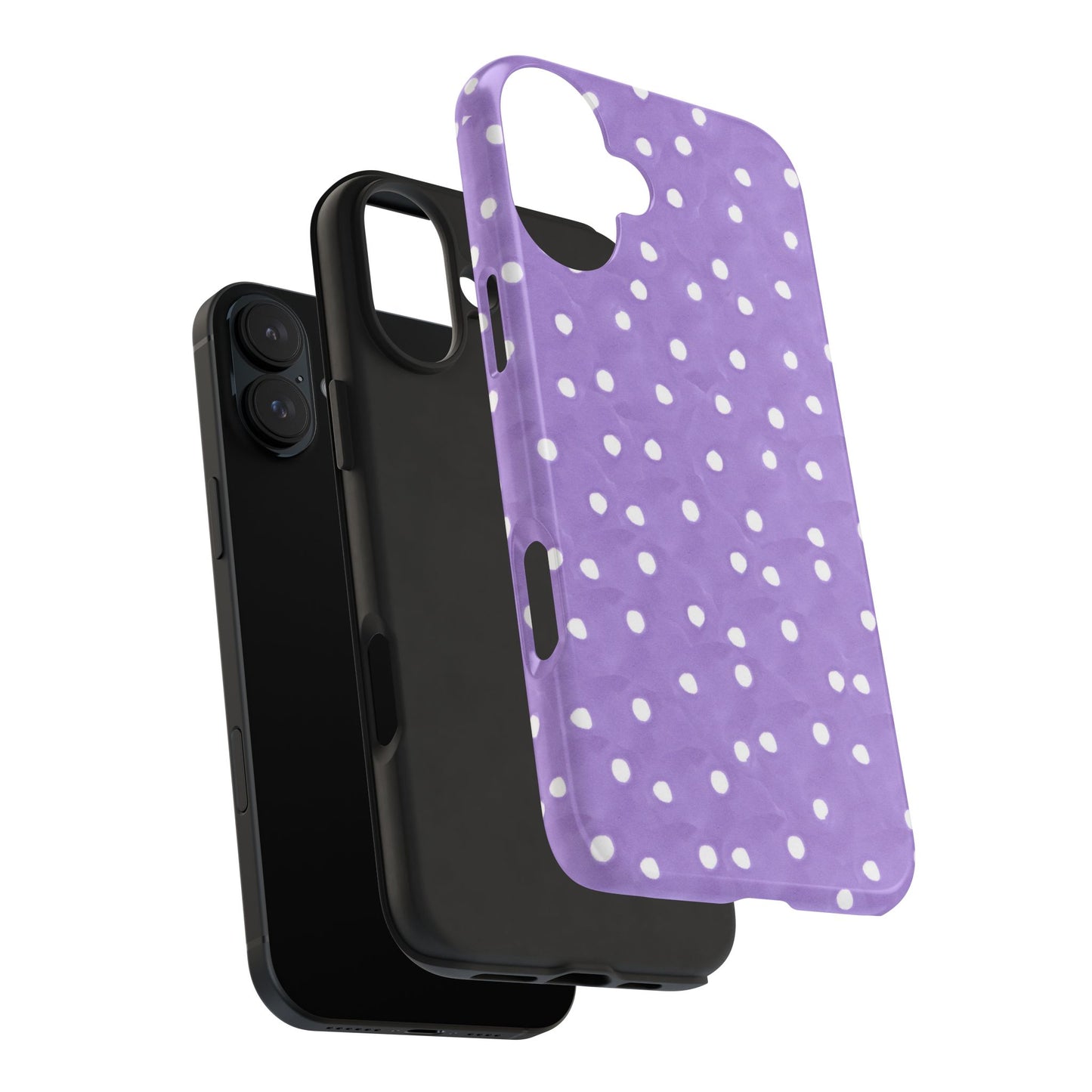 Curious Dots Purple Phone Case