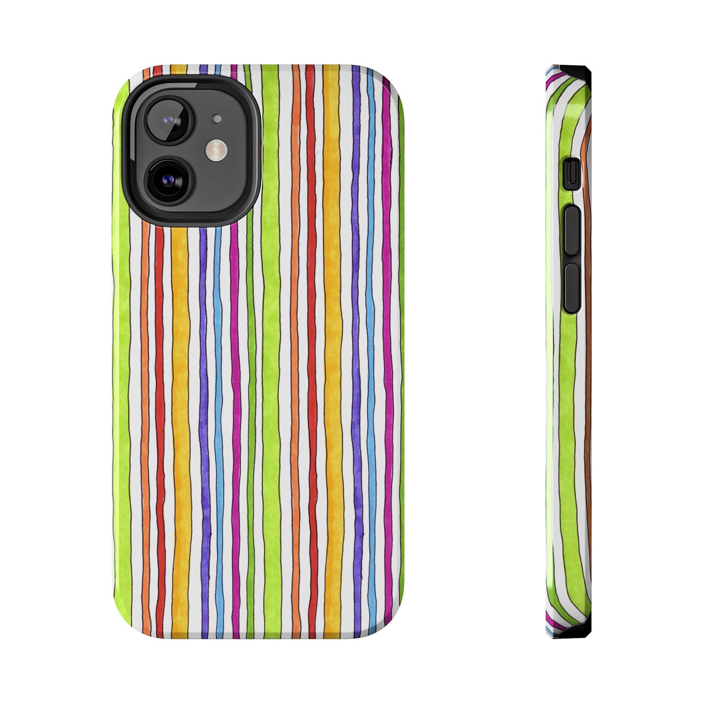 Stripe Fancy White Phone Case