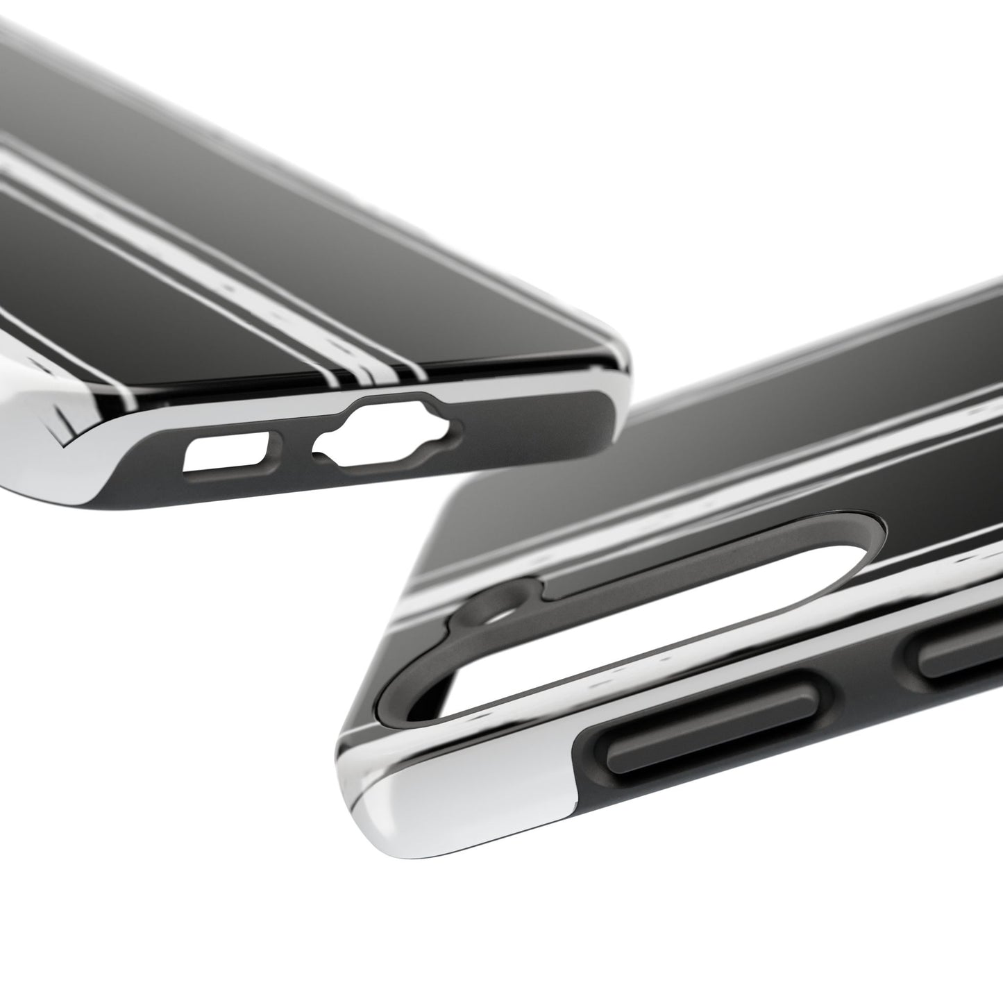 Black / White Stripe Phone Case