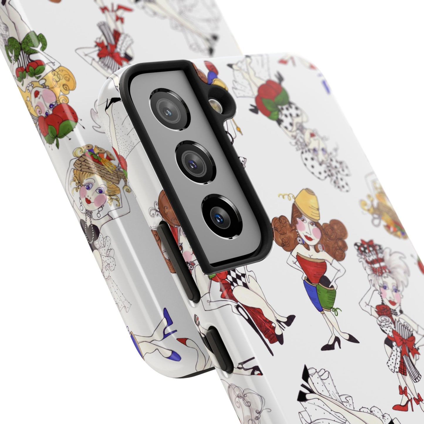 Sew Tossed White Phone Case