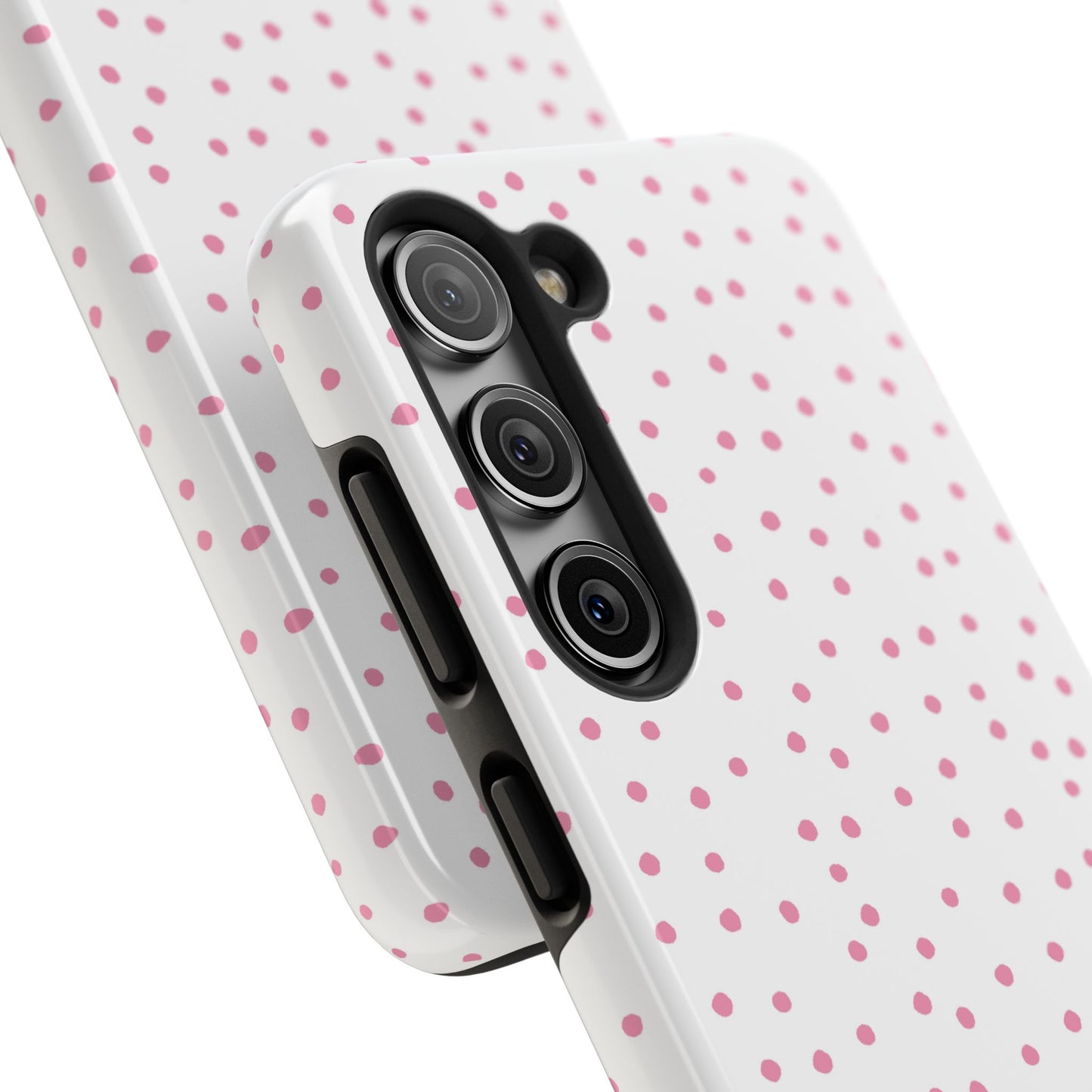 Dinky Dots White / Pink Phone Case