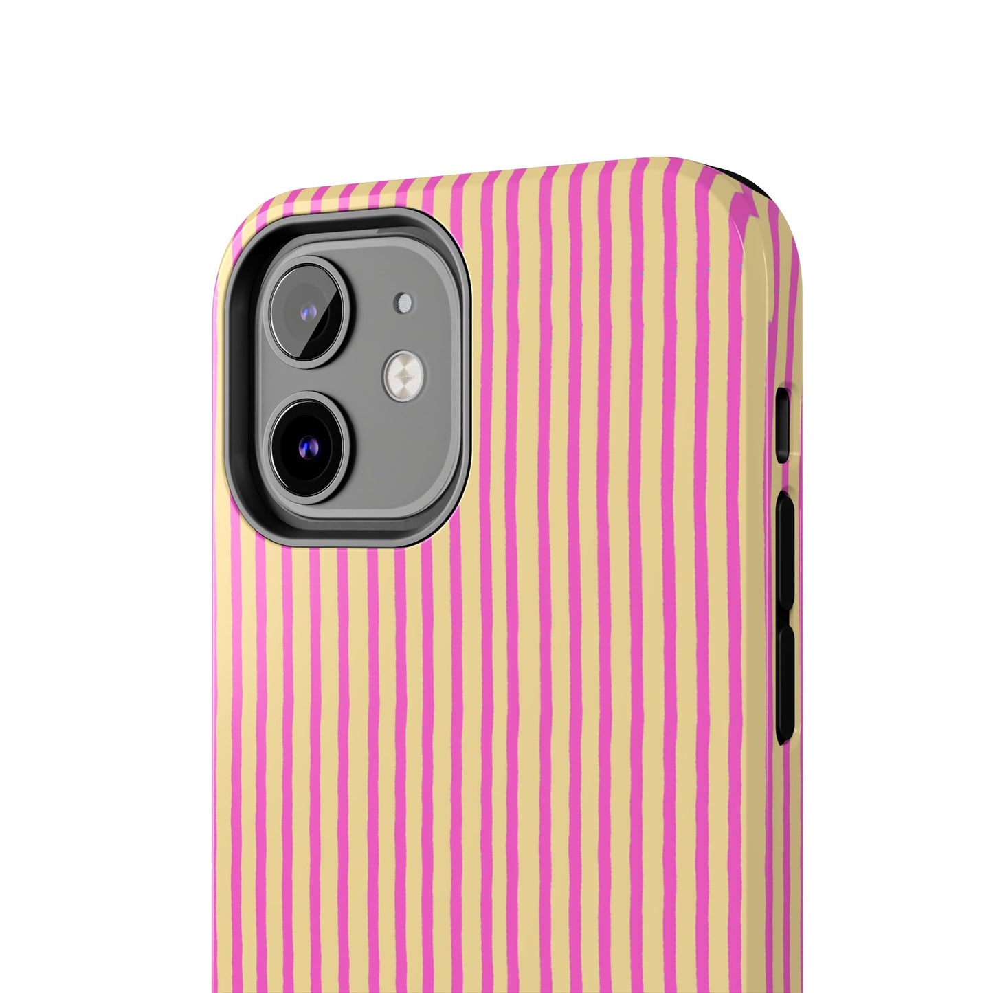 Stripe Yellow / Pink Phone Case