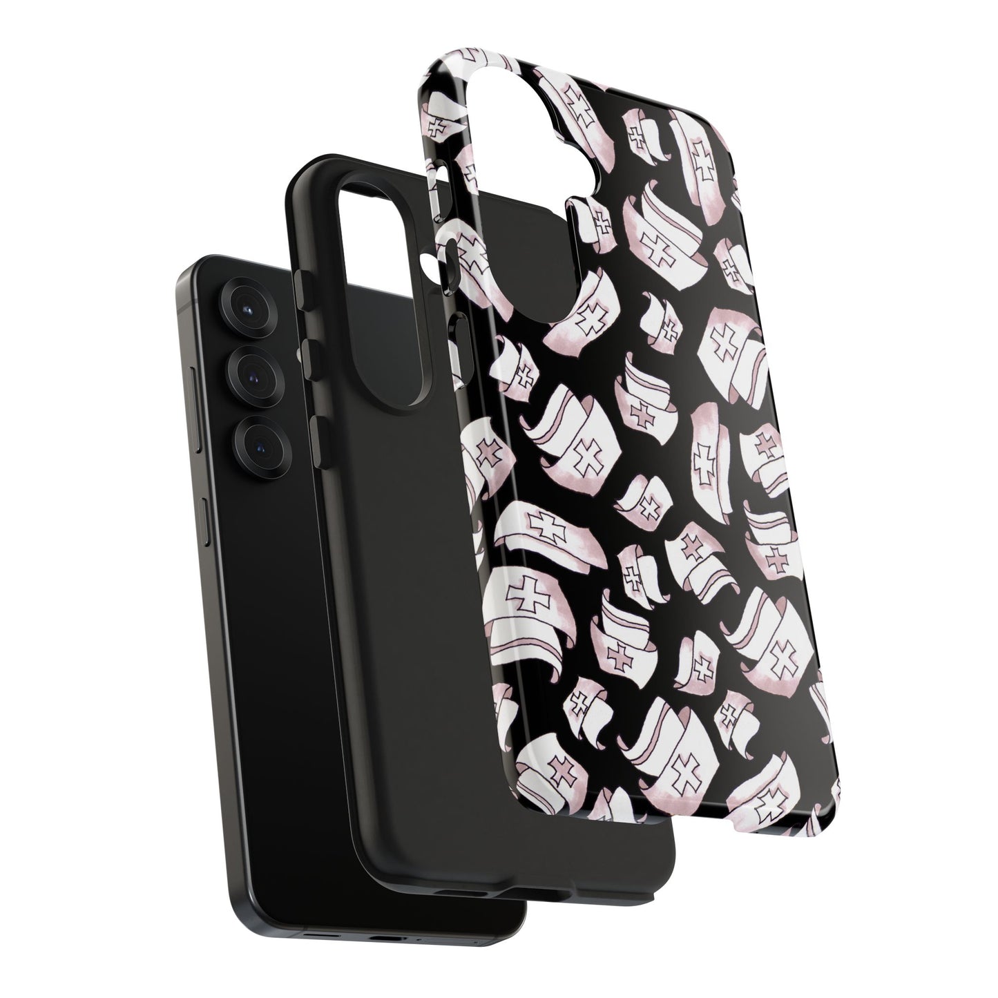 Happy Hats Black Phone Case