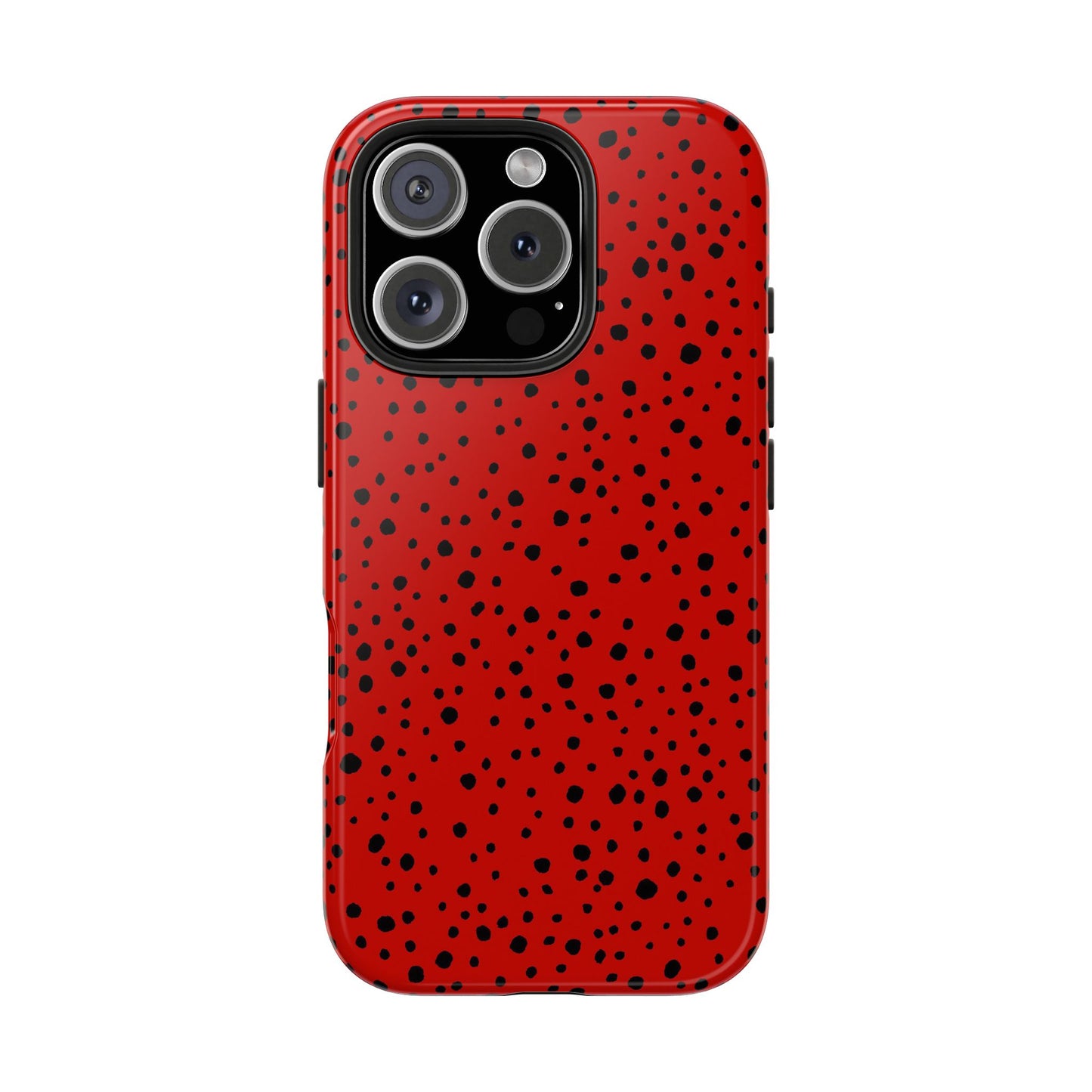Pepper Dots Red / Black Phone Case