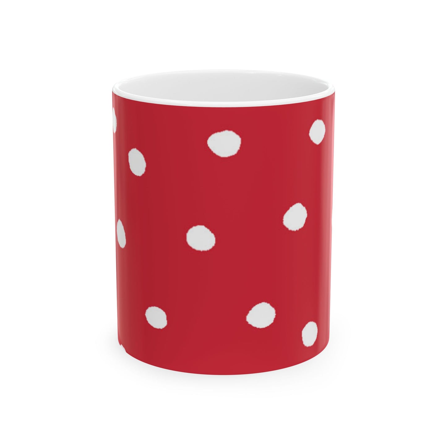 Dinky Dots Red / White Cup