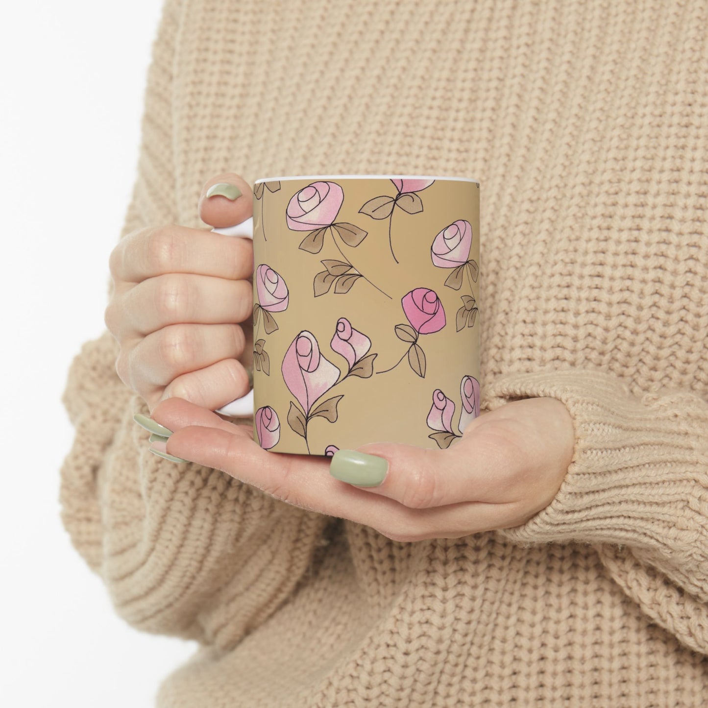 Simply Roses Malt Cup