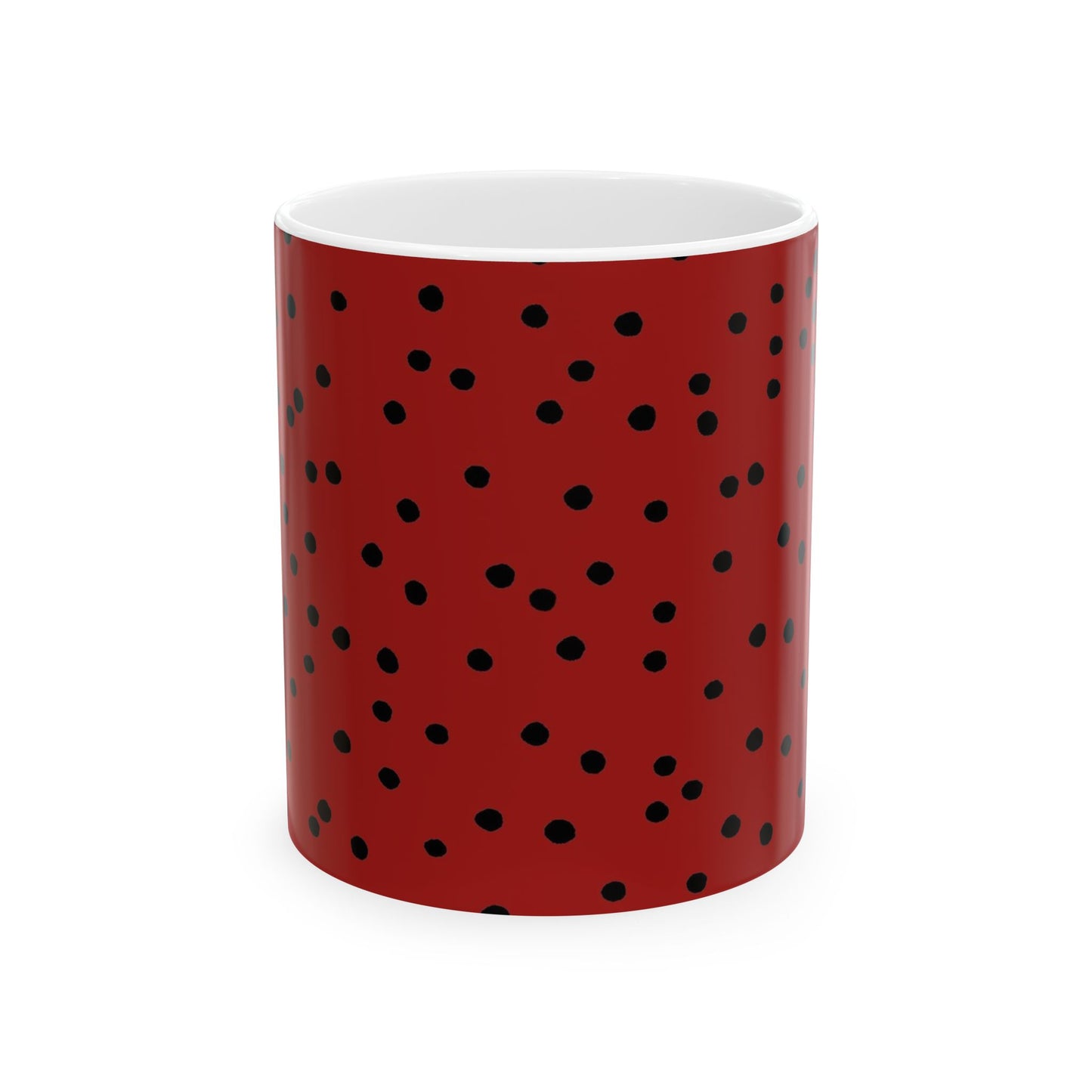 Dinky Dots Scarlett / Black Cup