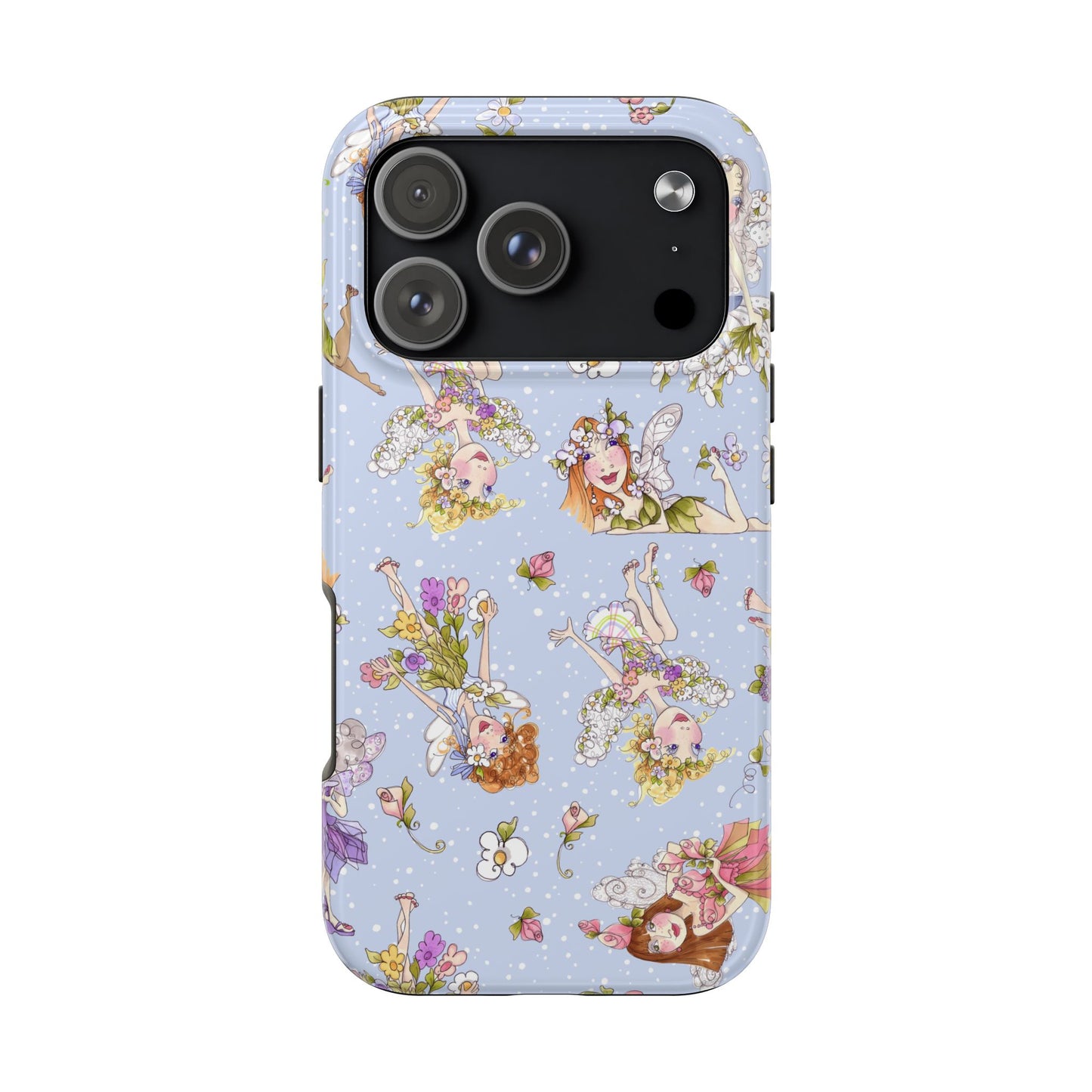 Tossed Fairies Blue Phone Case