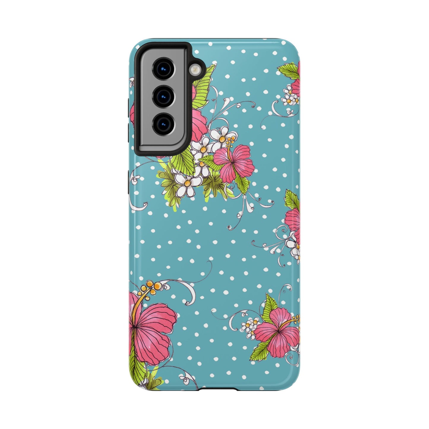 Lady Luau Turquoise Phone Case